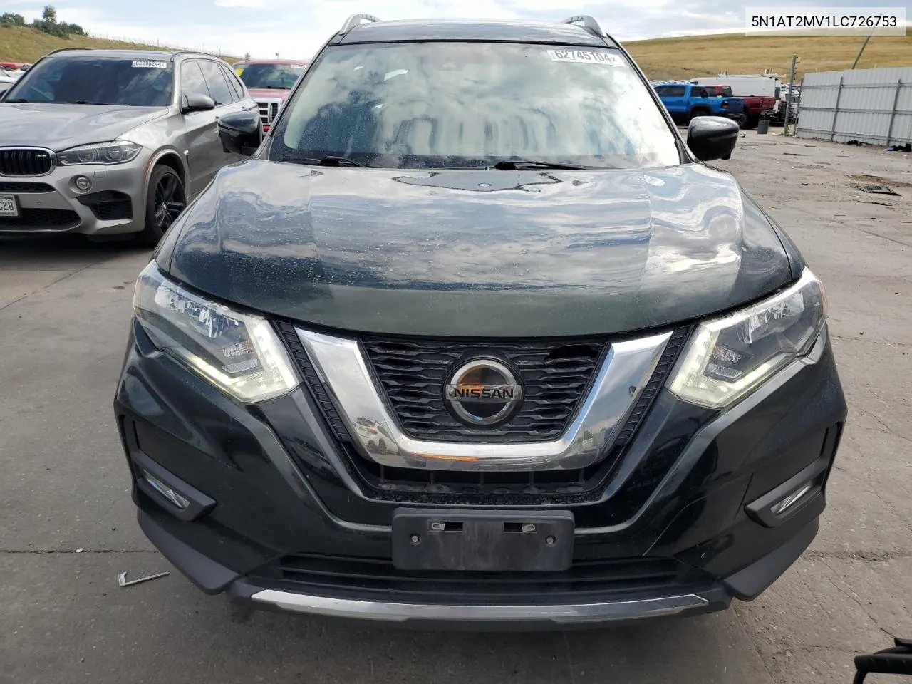 2020 Nissan Rogue S VIN: 5N1AT2MV1LC726753 Lot: 62745104