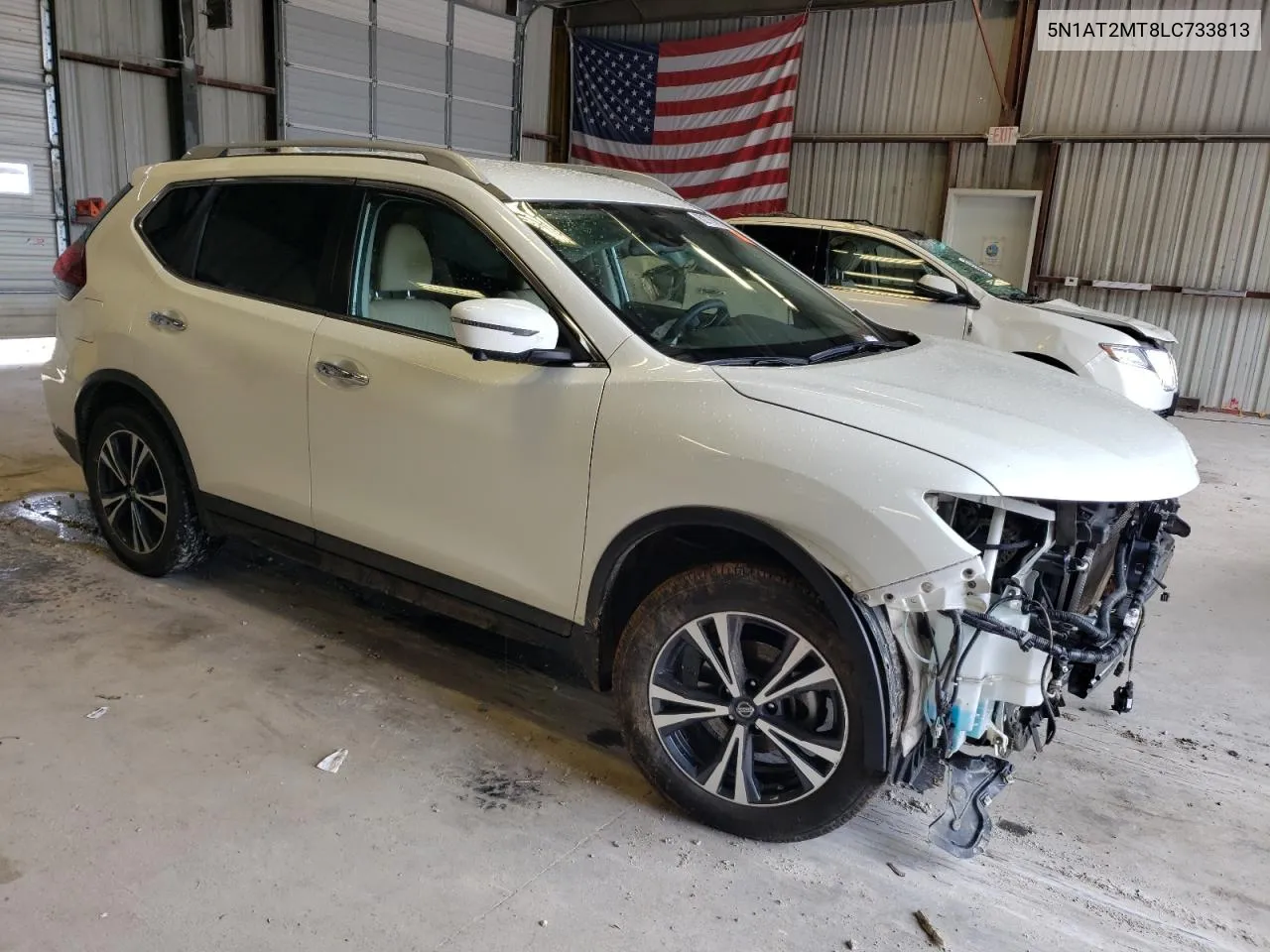 2020 Nissan Rogue S VIN: 5N1AT2MT8LC733813 Lot: 62755624