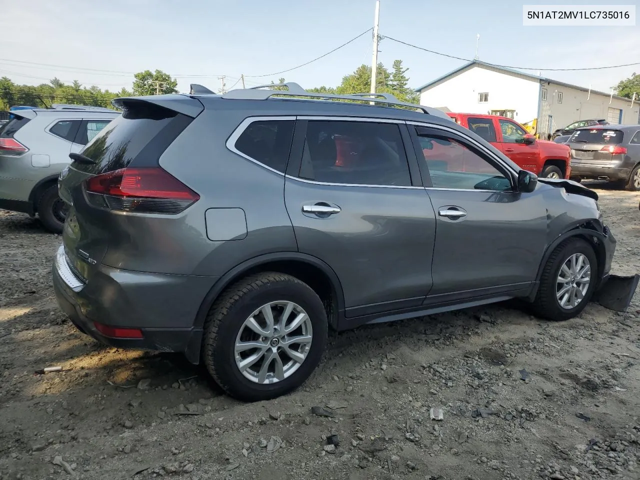 2020 Nissan Rogue S VIN: 5N1AT2MV1LC735016 Lot: 62918054