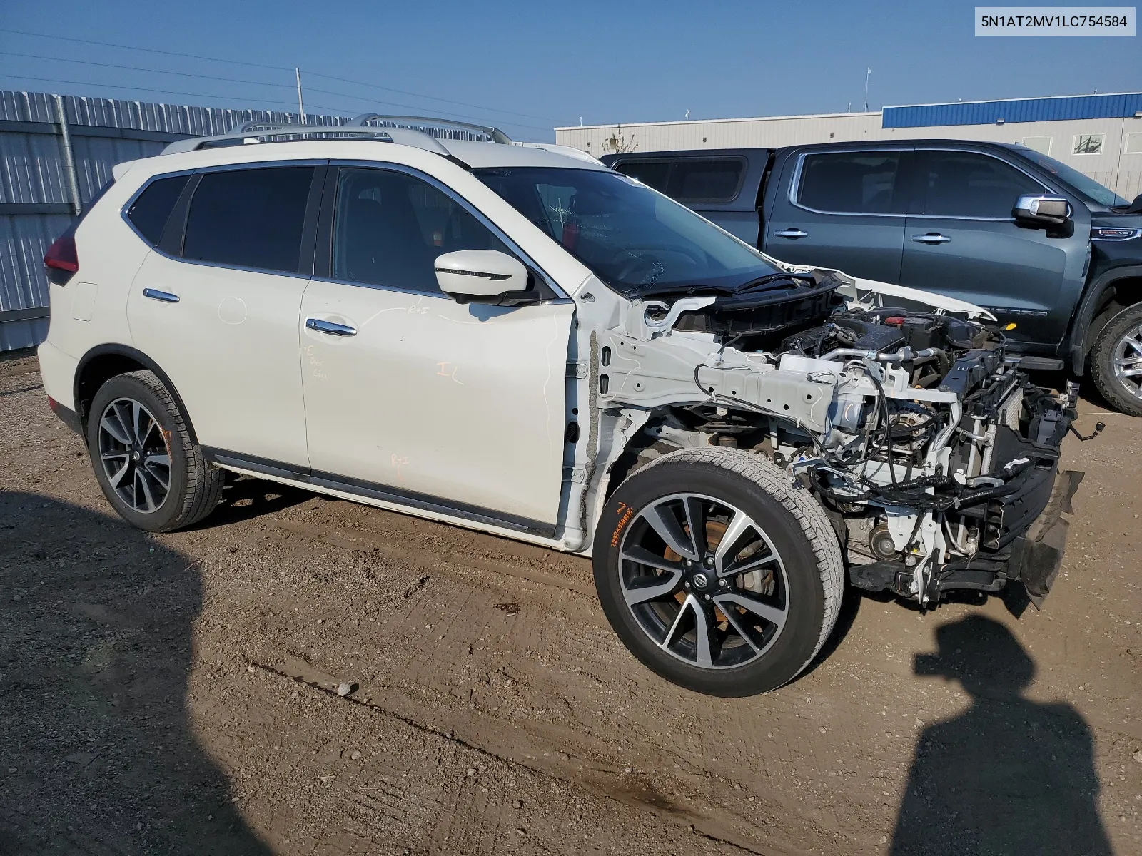 2020 Nissan Rogue S VIN: 5N1AT2MV1LC754584 Lot: 63199064