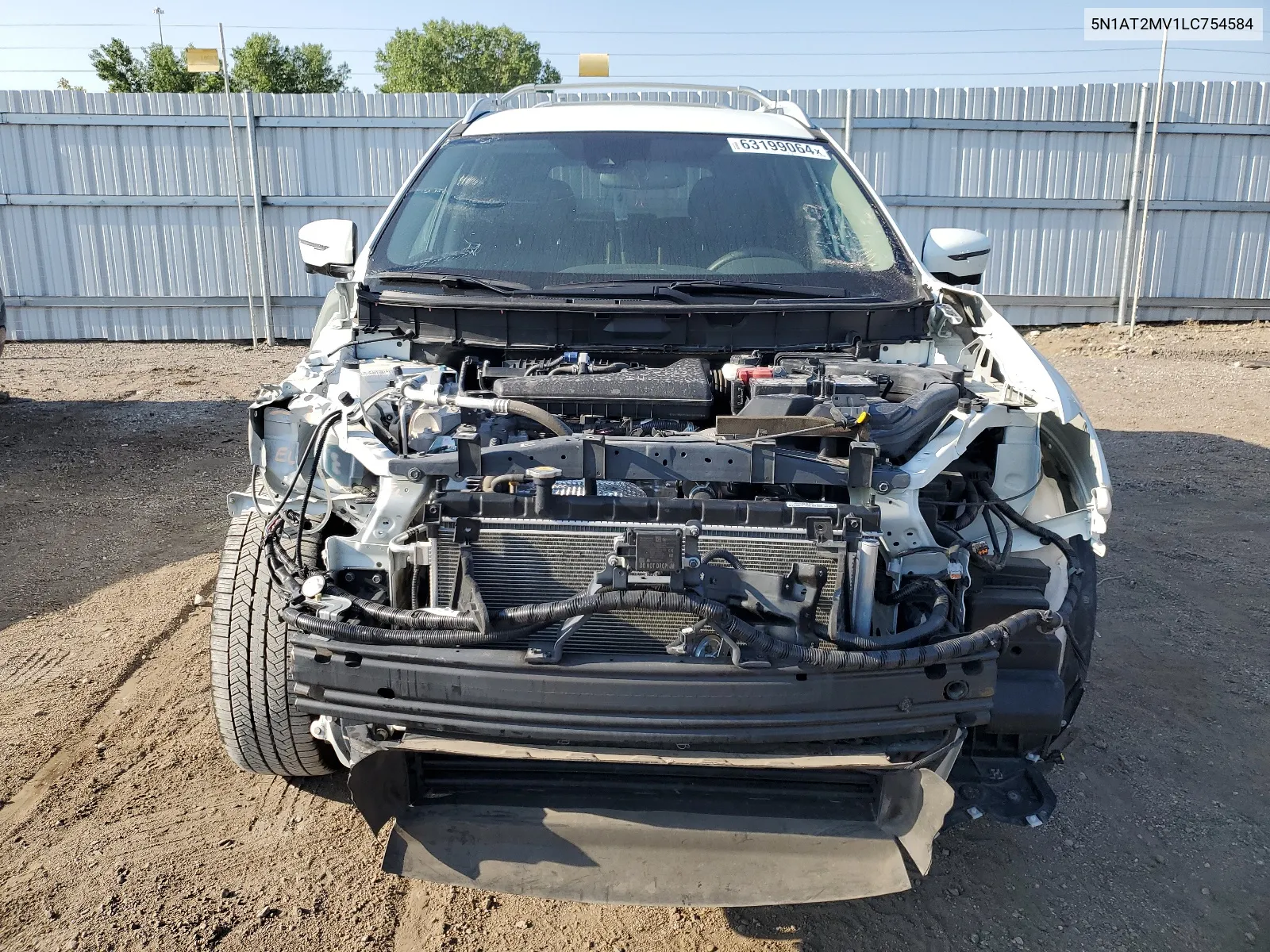 2020 Nissan Rogue S VIN: 5N1AT2MV1LC754584 Lot: 63199064