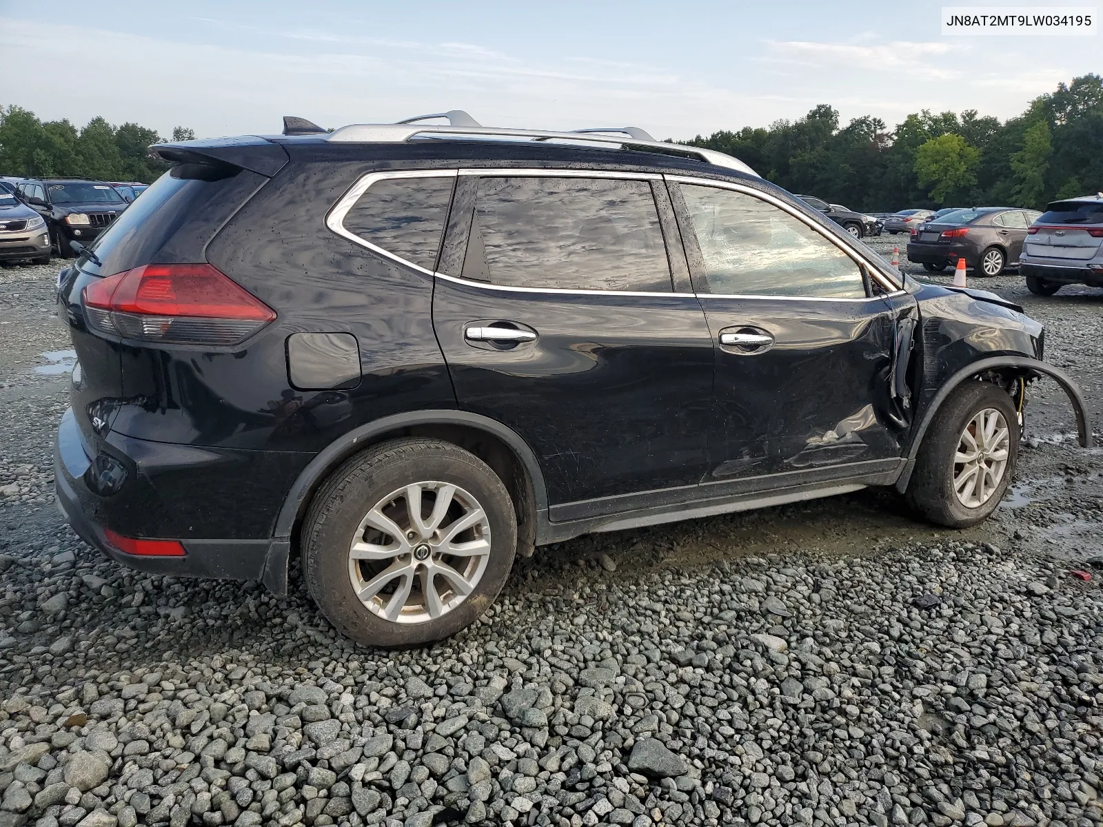 2020 Nissan Rogue S VIN: JN8AT2MT9LW034195 Lot: 64232424