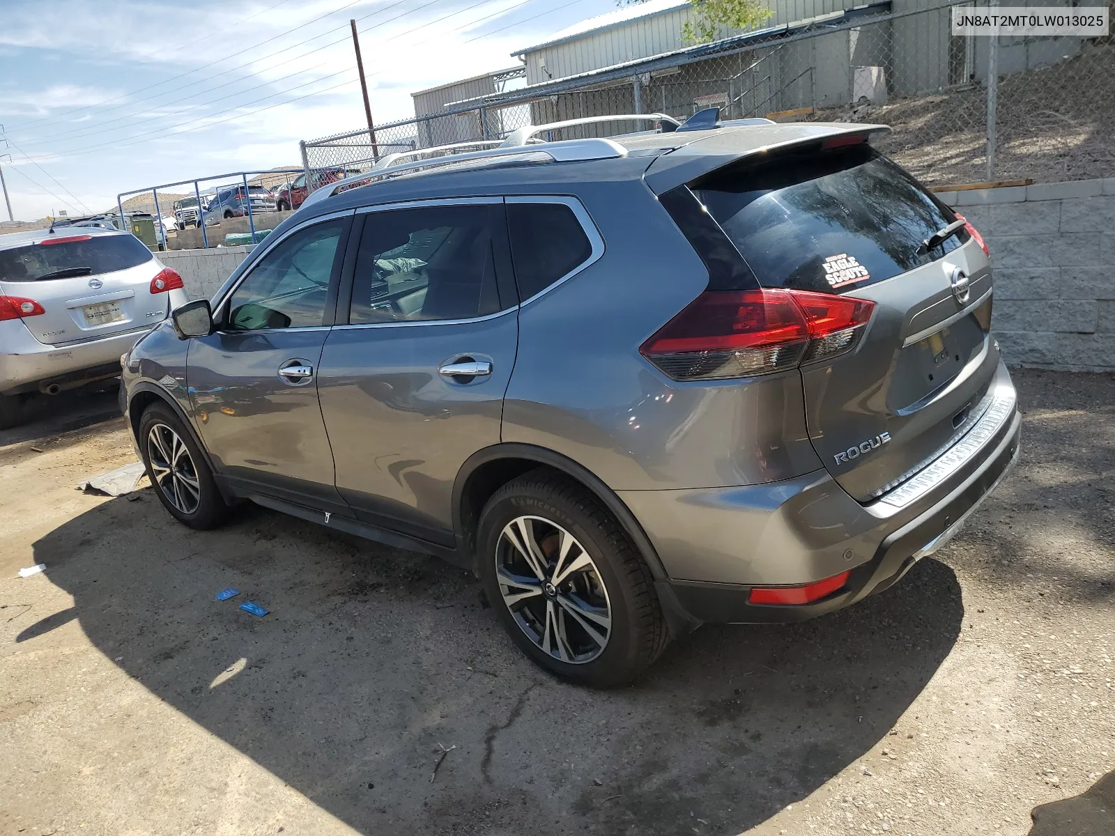 2020 Nissan Rogue S VIN: JN8AT2MT0LW013025 Lot: 64717974