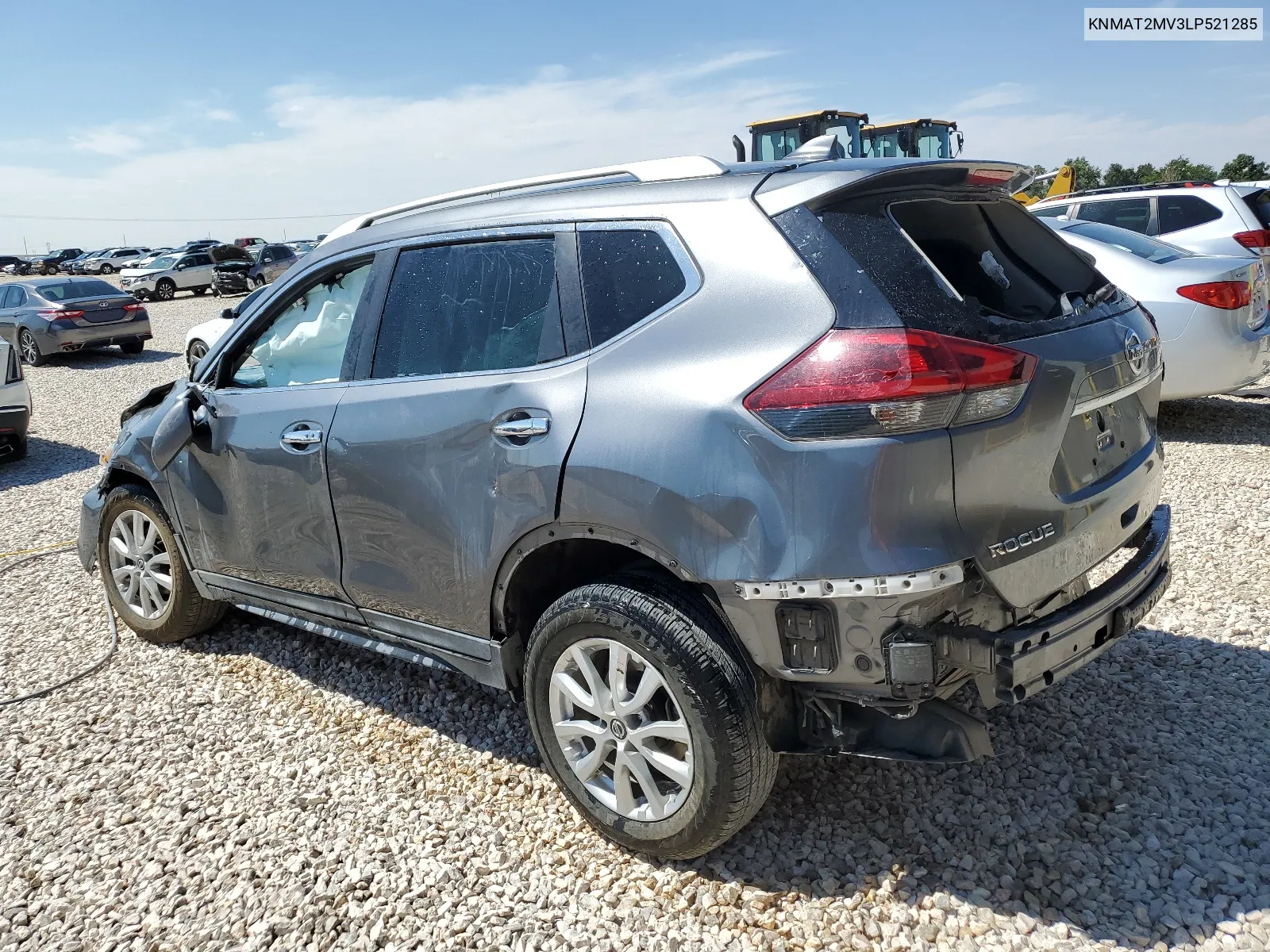 2020 Nissan Rogue S VIN: KNMAT2MV3LP521285 Lot: 64901594