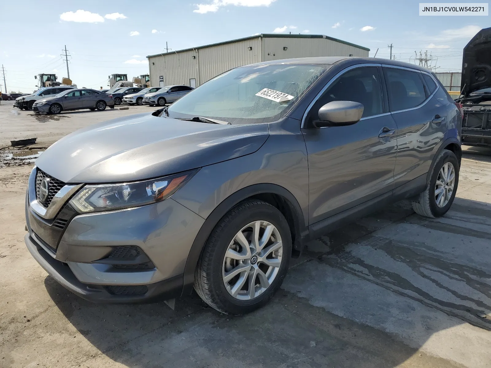 2020 Nissan Rogue Sport S VIN: JN1BJ1CV0LW542271 Lot: 65221974