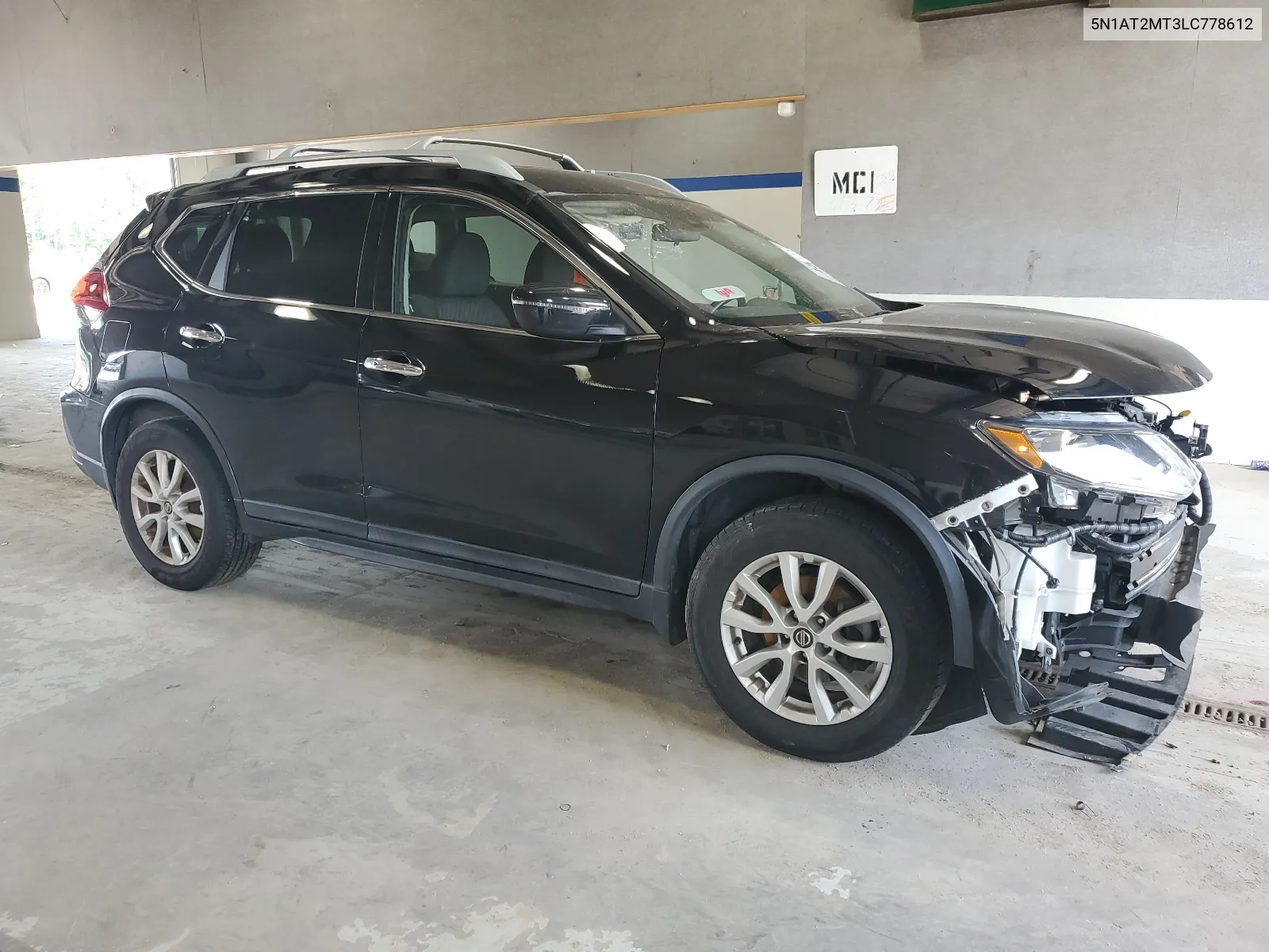 2020 Nissan Rogue S VIN: 5N1AT2MT3LC778612 Lot: 65225504