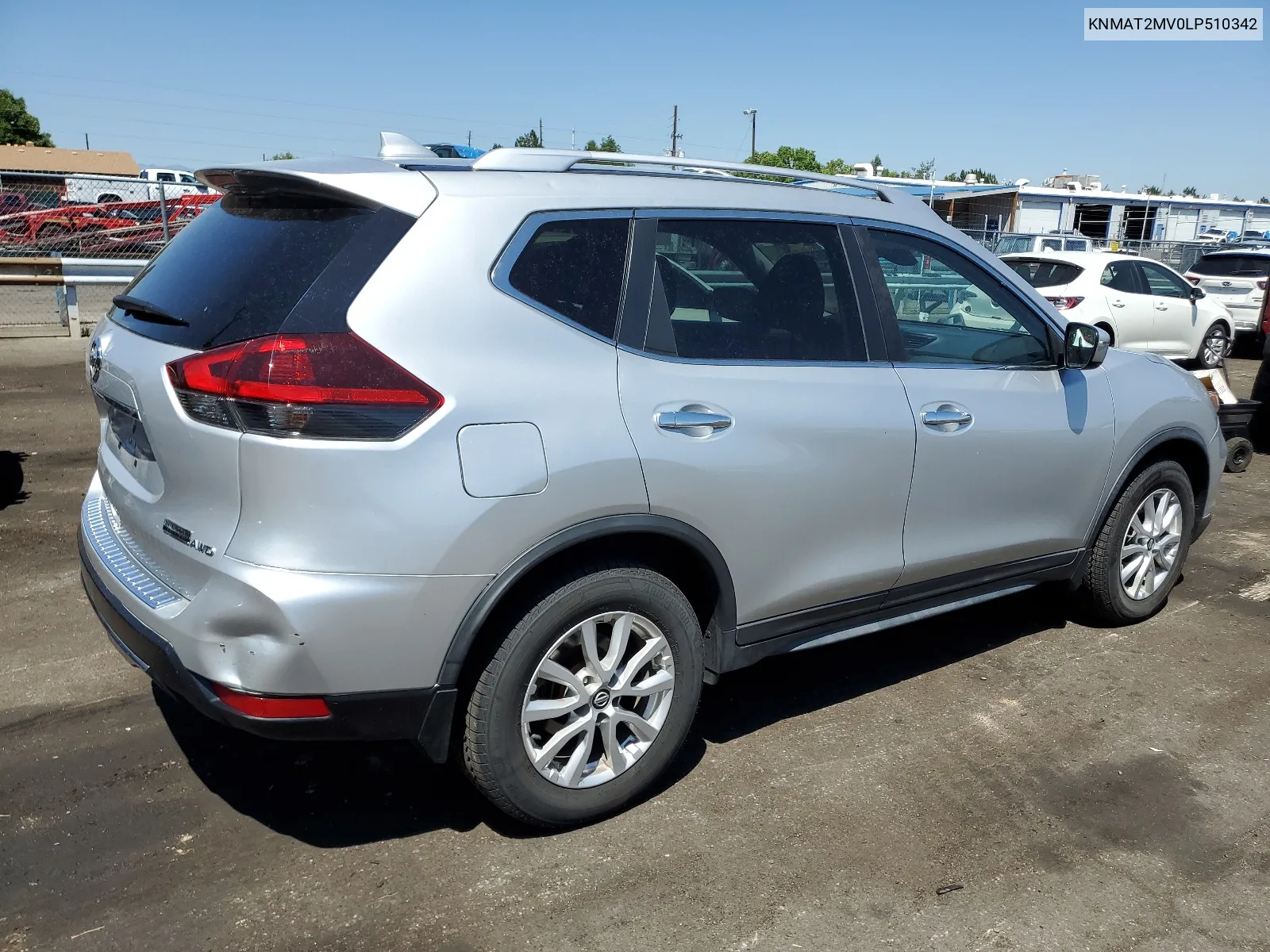 2020 Nissan Rogue S VIN: KNMAT2MV0LP510342 Lot: 65279624