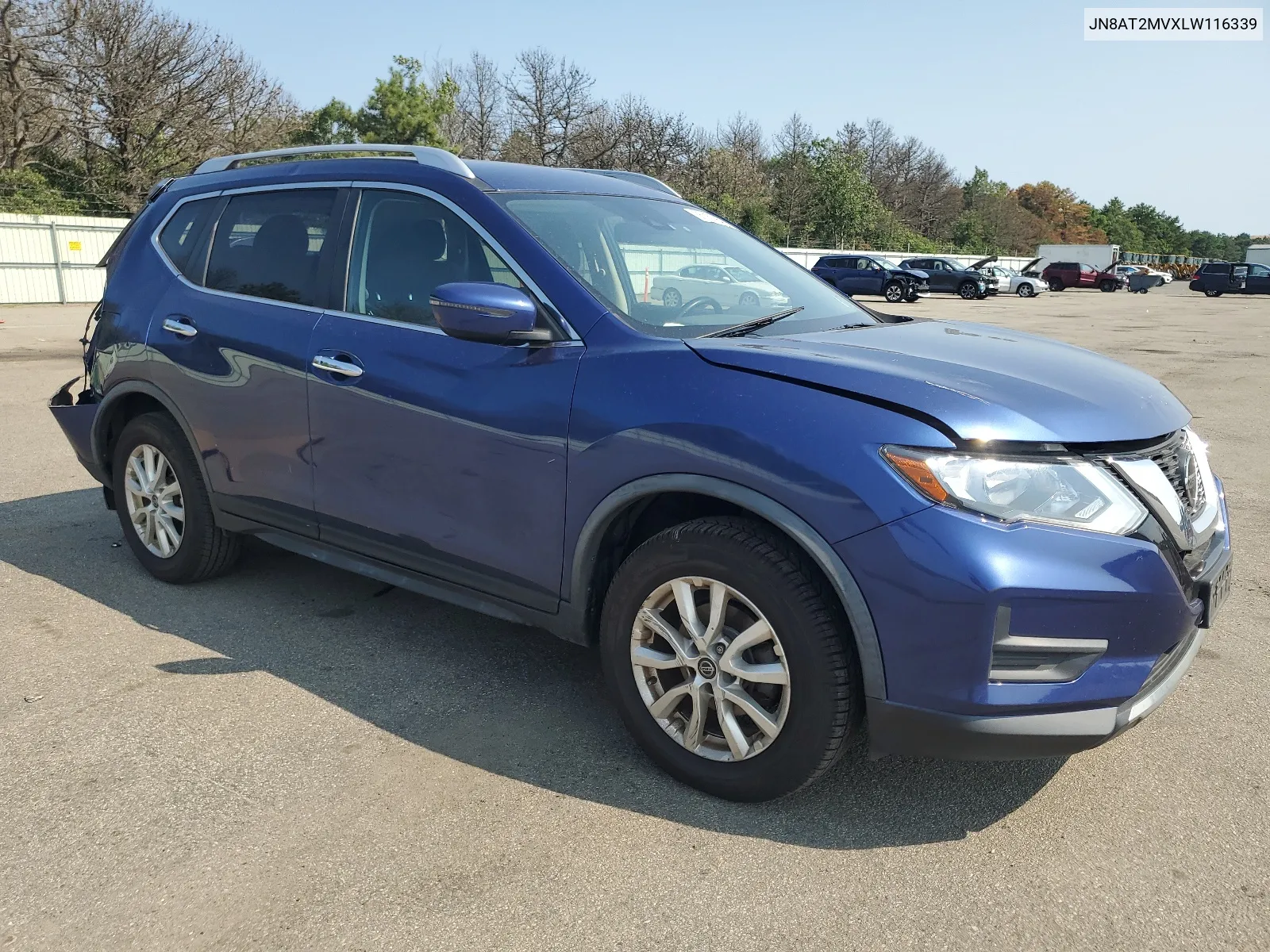 2020 Nissan Rogue S VIN: JN8AT2MVXLW116339 Lot: 65335954