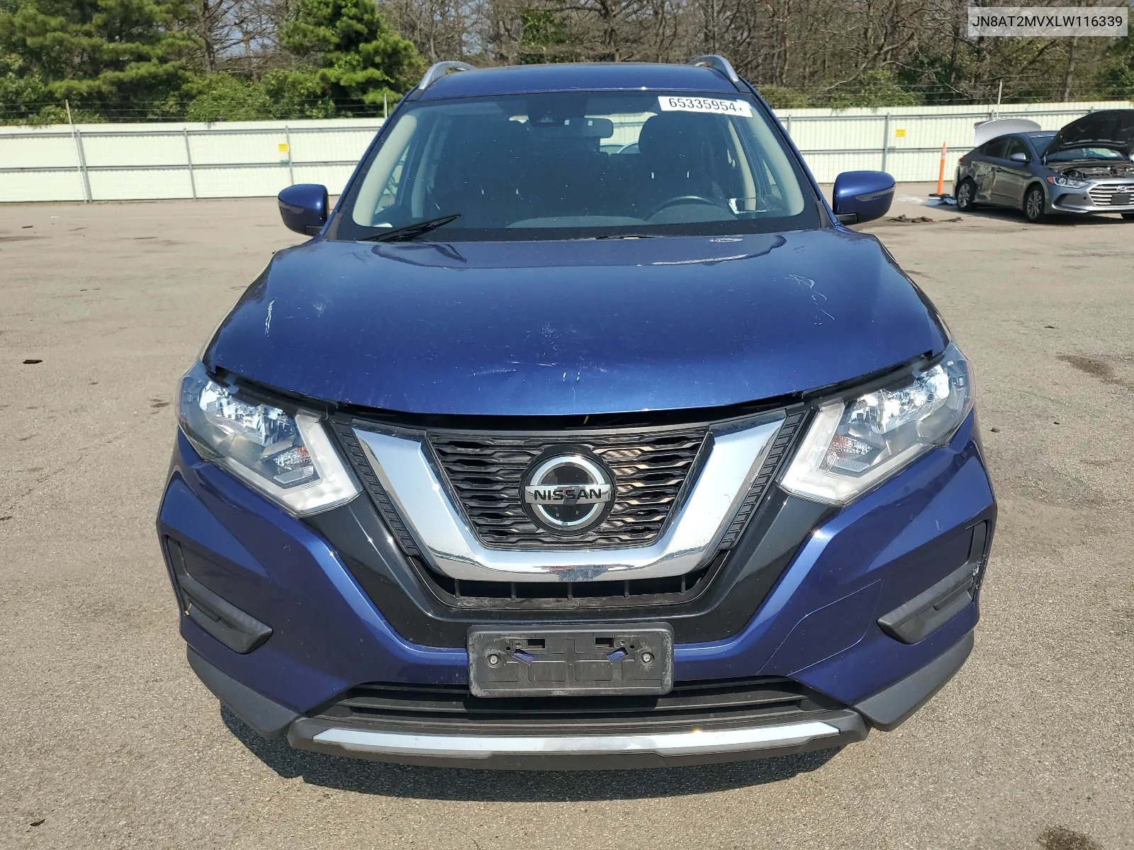 2020 Nissan Rogue S VIN: JN8AT2MVXLW116339 Lot: 65335954