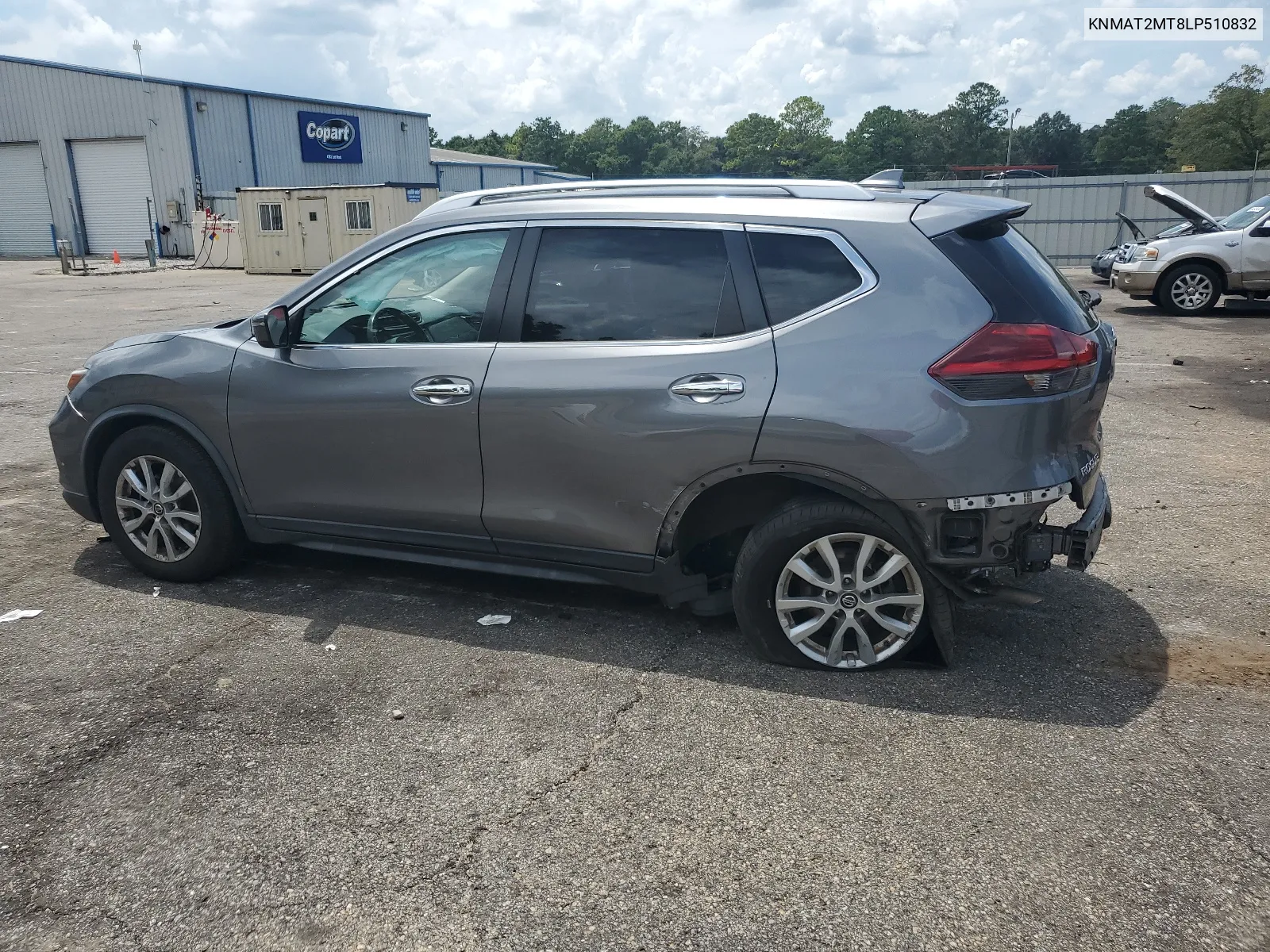 2020 Nissan Rogue S VIN: KNMAT2MT8LP510832 Lot: 65365294