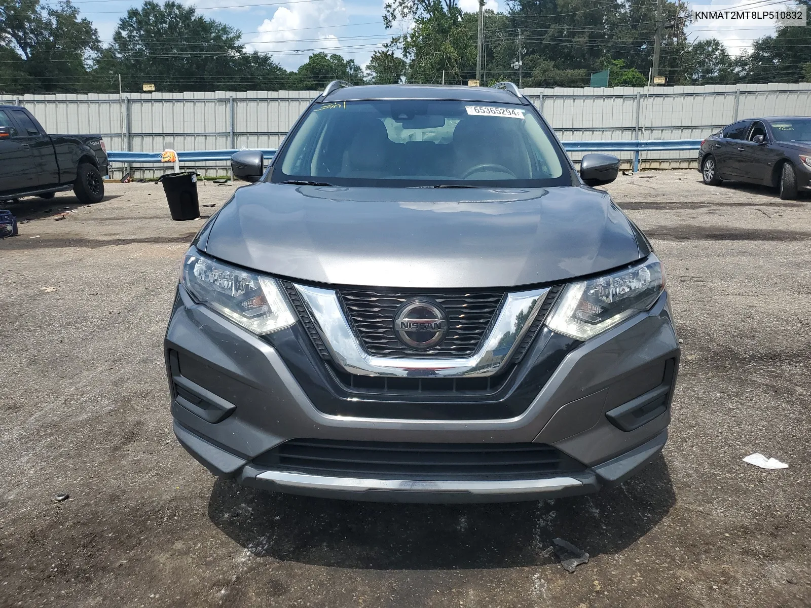 2020 Nissan Rogue S VIN: KNMAT2MT8LP510832 Lot: 65365294