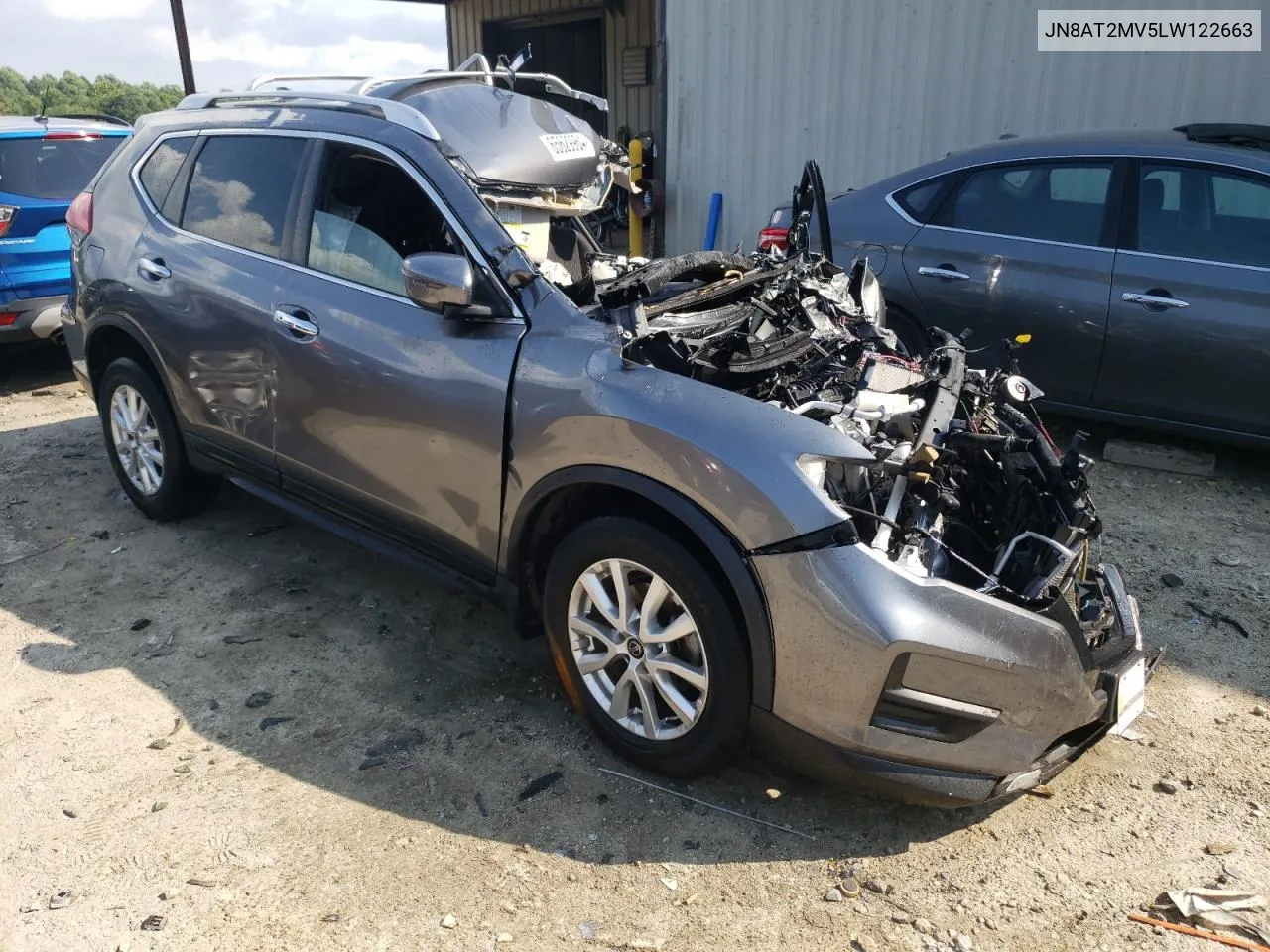 JN8AT2MV5LW122663 2020 Nissan Rogue S