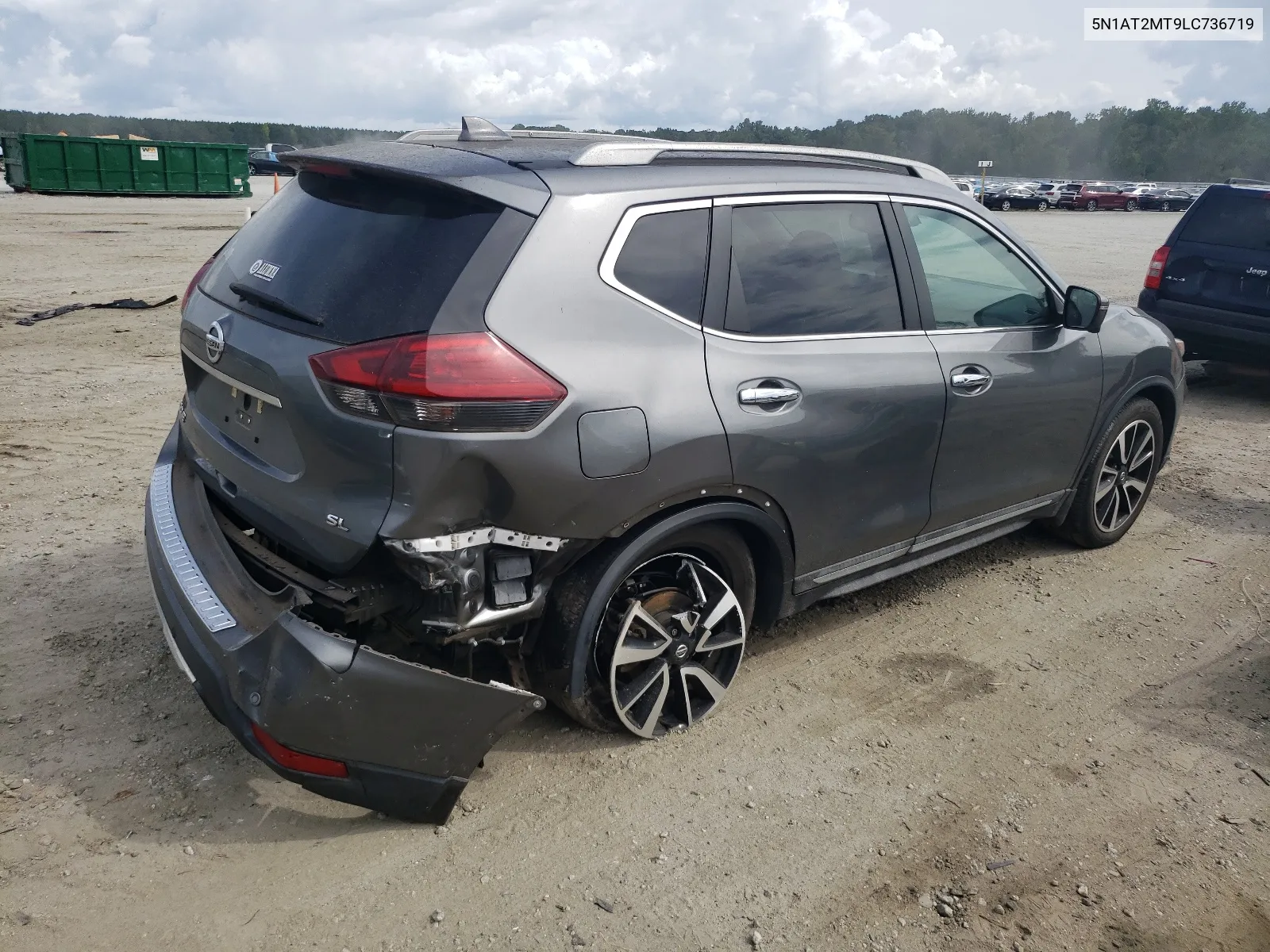 2020 Nissan Rogue S VIN: 5N1AT2MT9LC736719 Lot: 65949574