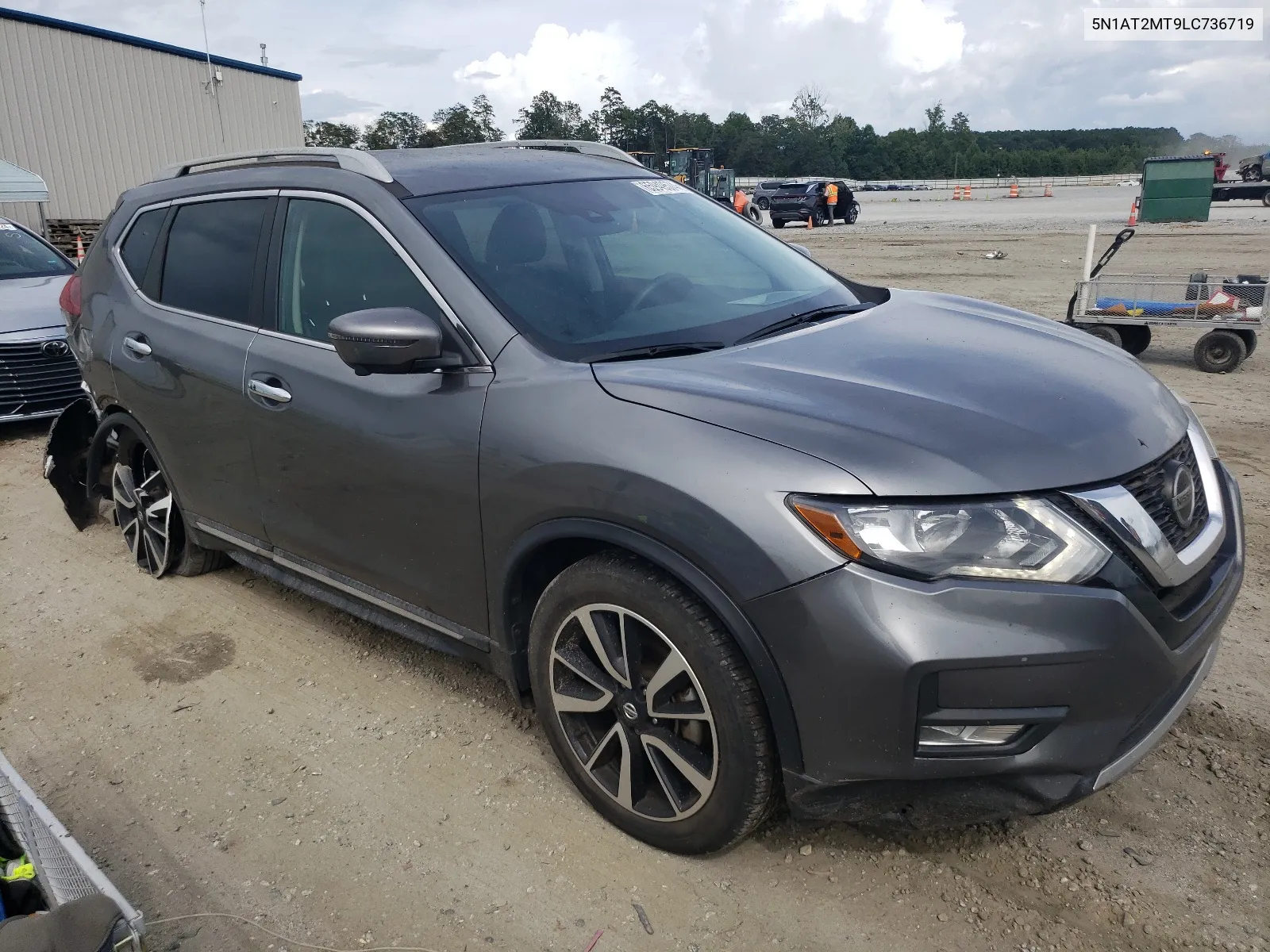 2020 Nissan Rogue S VIN: 5N1AT2MT9LC736719 Lot: 65949574