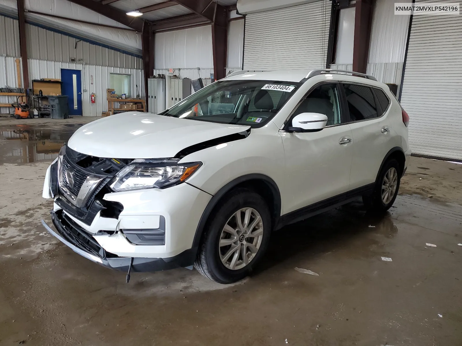 2020 Nissan Rogue S VIN: KNMAT2MVXLP542196 Lot: 66103404