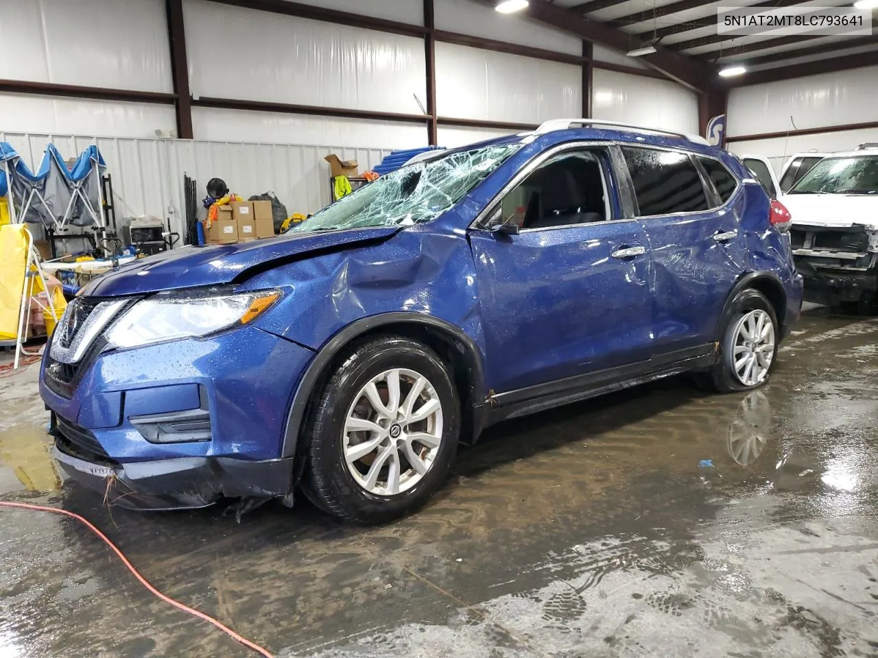 2020 Nissan Rogue S VIN: 5N1AT2MT8LC793641 Lot: 66198684