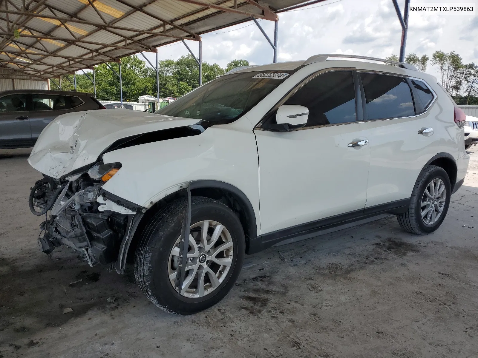 2020 Nissan Rogue S VIN: KNMAT2MTXLP539863 Lot: 66232624