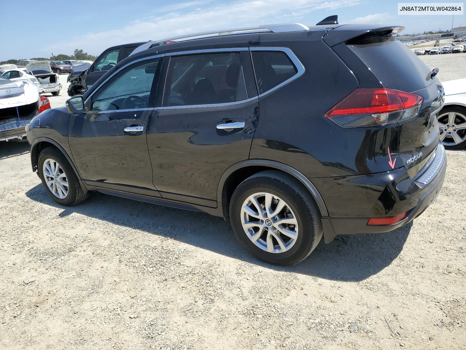 2020 Nissan Rogue S VIN: JN8AT2MT0LW042864 Lot: 66380304