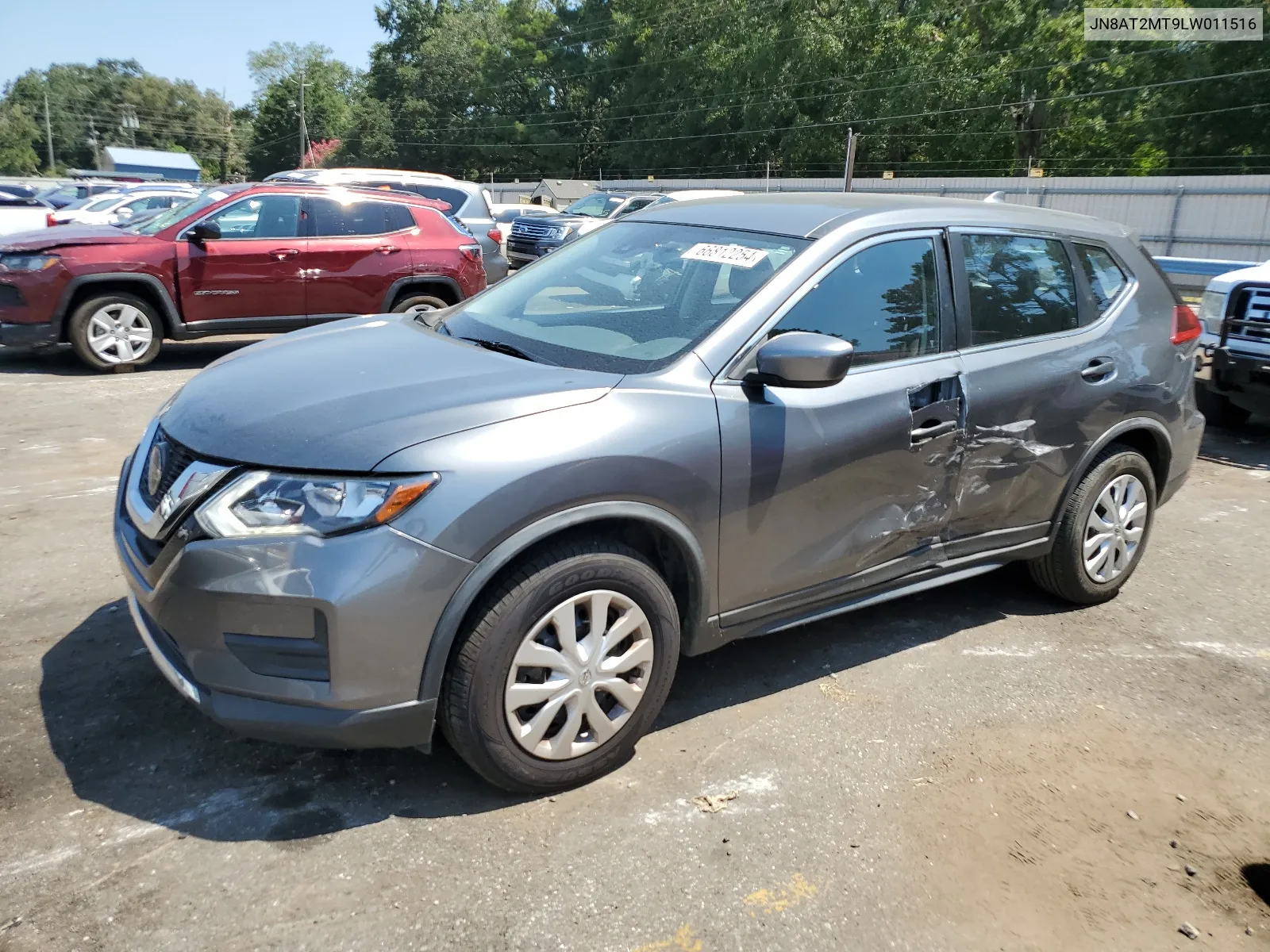 2020 Nissan Rogue S VIN: JN8AT2MT9LW011516 Lot: 66812254