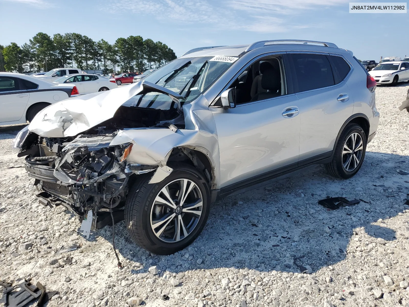 2020 Nissan Rogue S VIN: JN8AT2MV4LW112982 Lot: 66888094