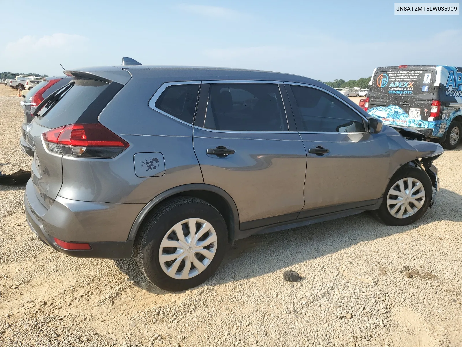 2020 Nissan Rogue S VIN: JN8AT2MT5LW035909 Lot: 67280144