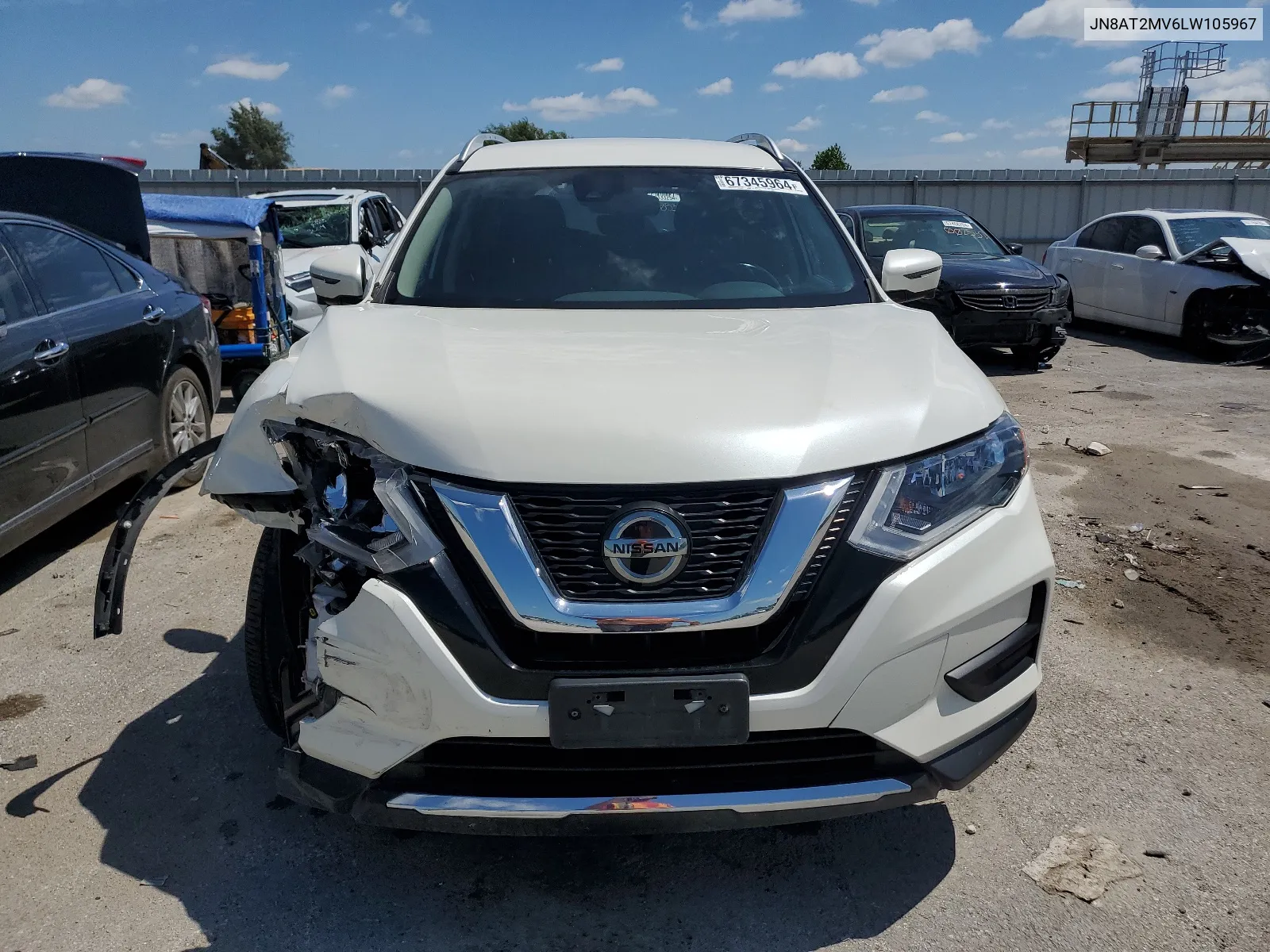 JN8AT2MV6LW105967 2020 Nissan Rogue S