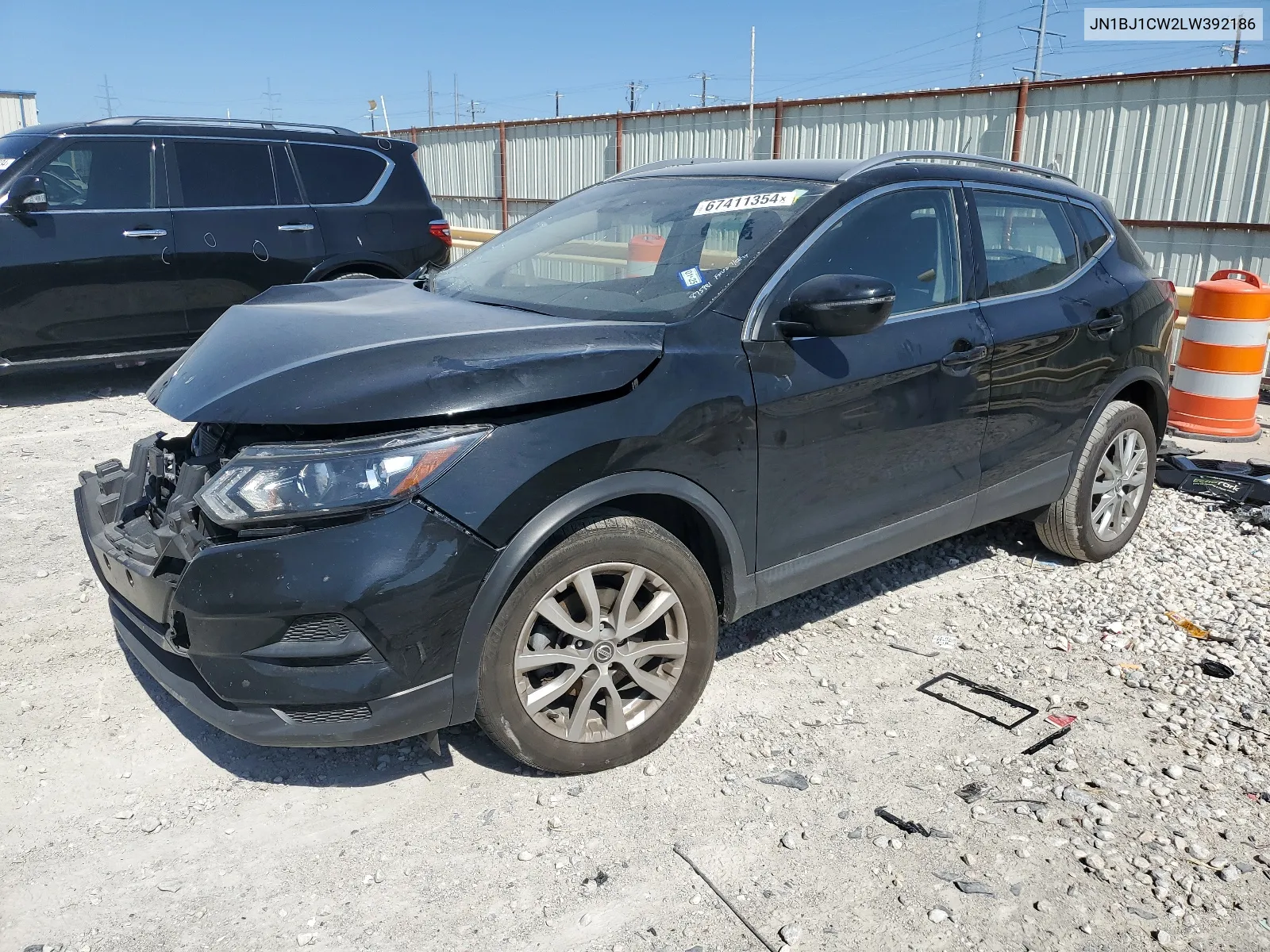 2020 Nissan Rogue Sport S VIN: JN1BJ1CW2LW392186 Lot: 67411354