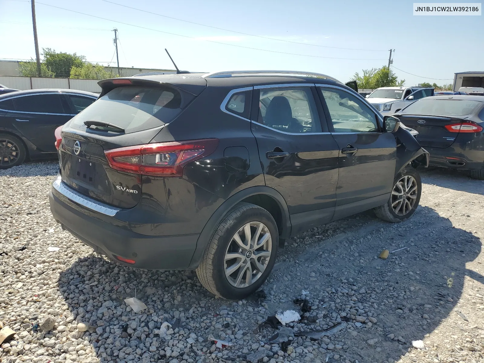 2020 Nissan Rogue Sport S VIN: JN1BJ1CW2LW392186 Lot: 67411354