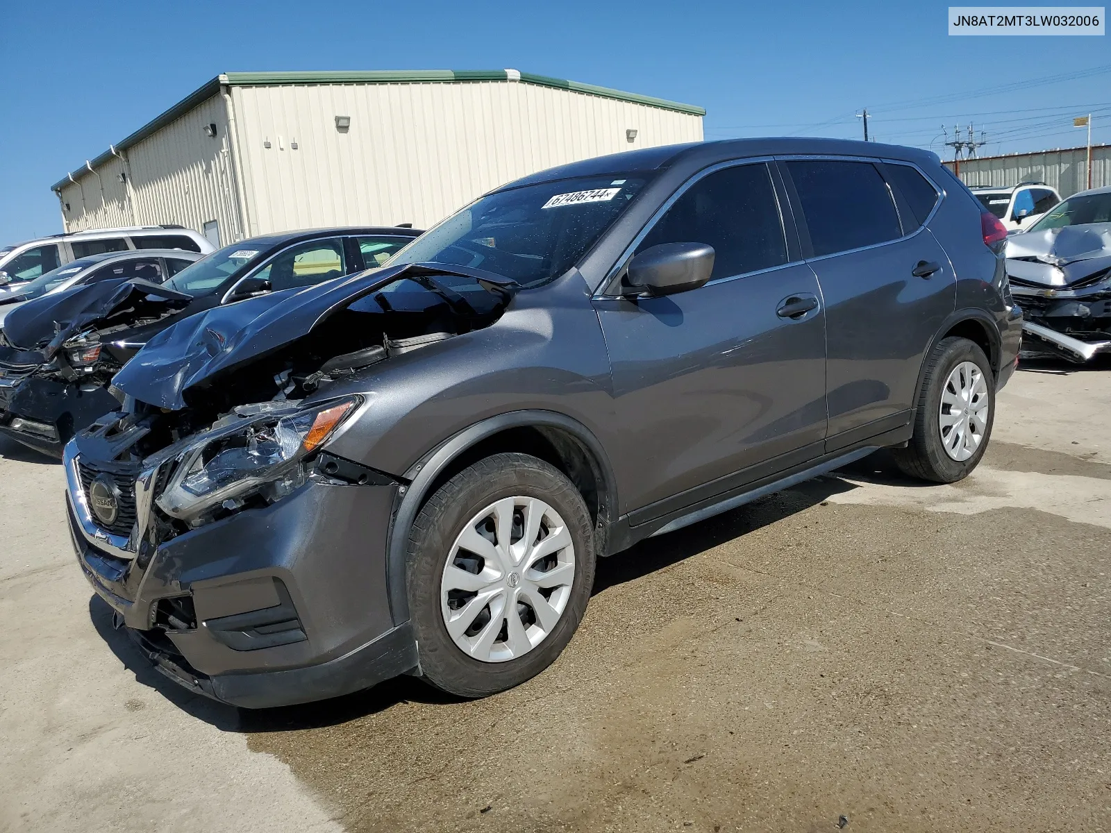 2020 Nissan Rogue S VIN: JN8AT2MT3LW032006 Lot: 67486744