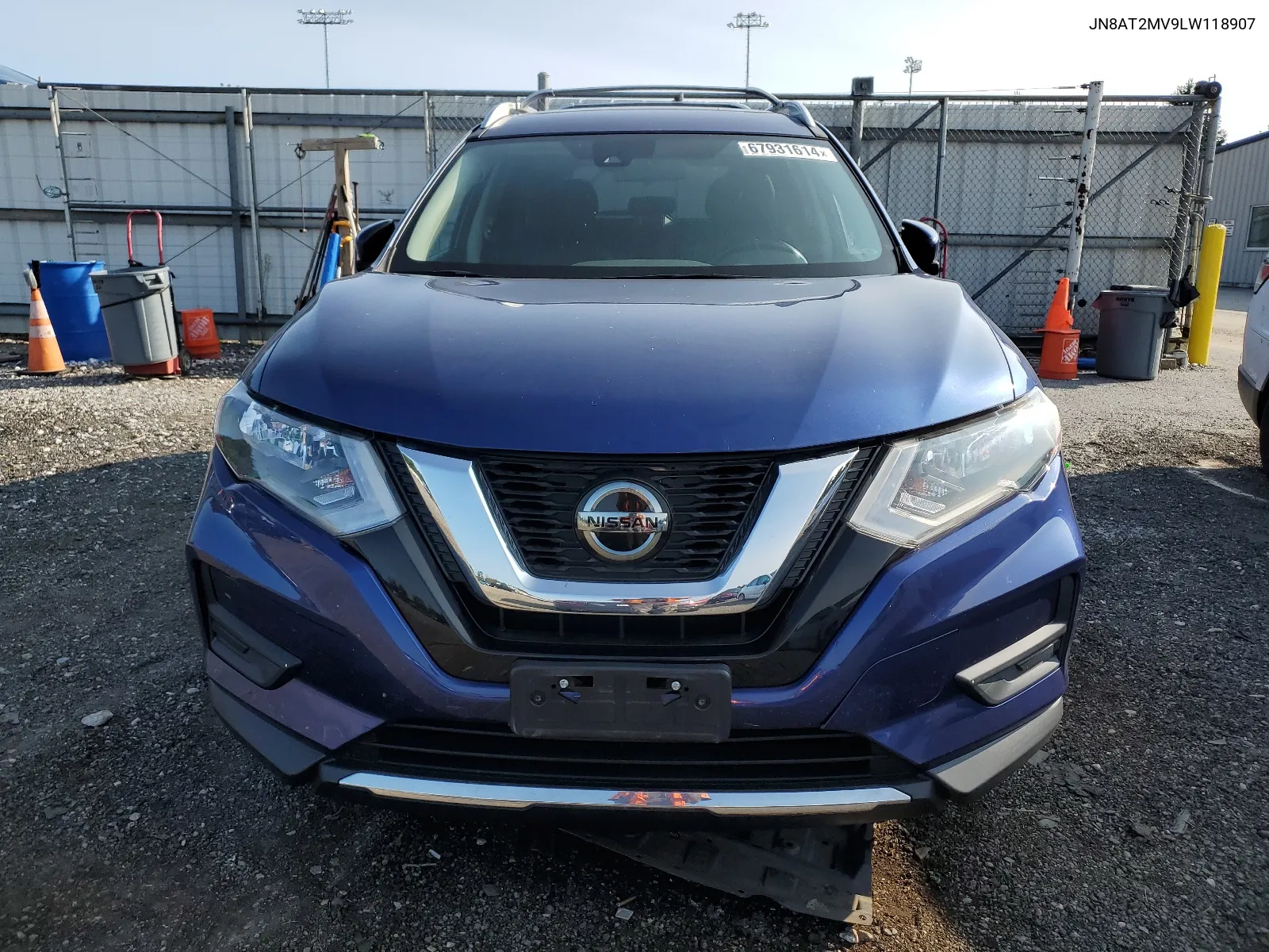 JN8AT2MV9LW118907 2020 Nissan Rogue S