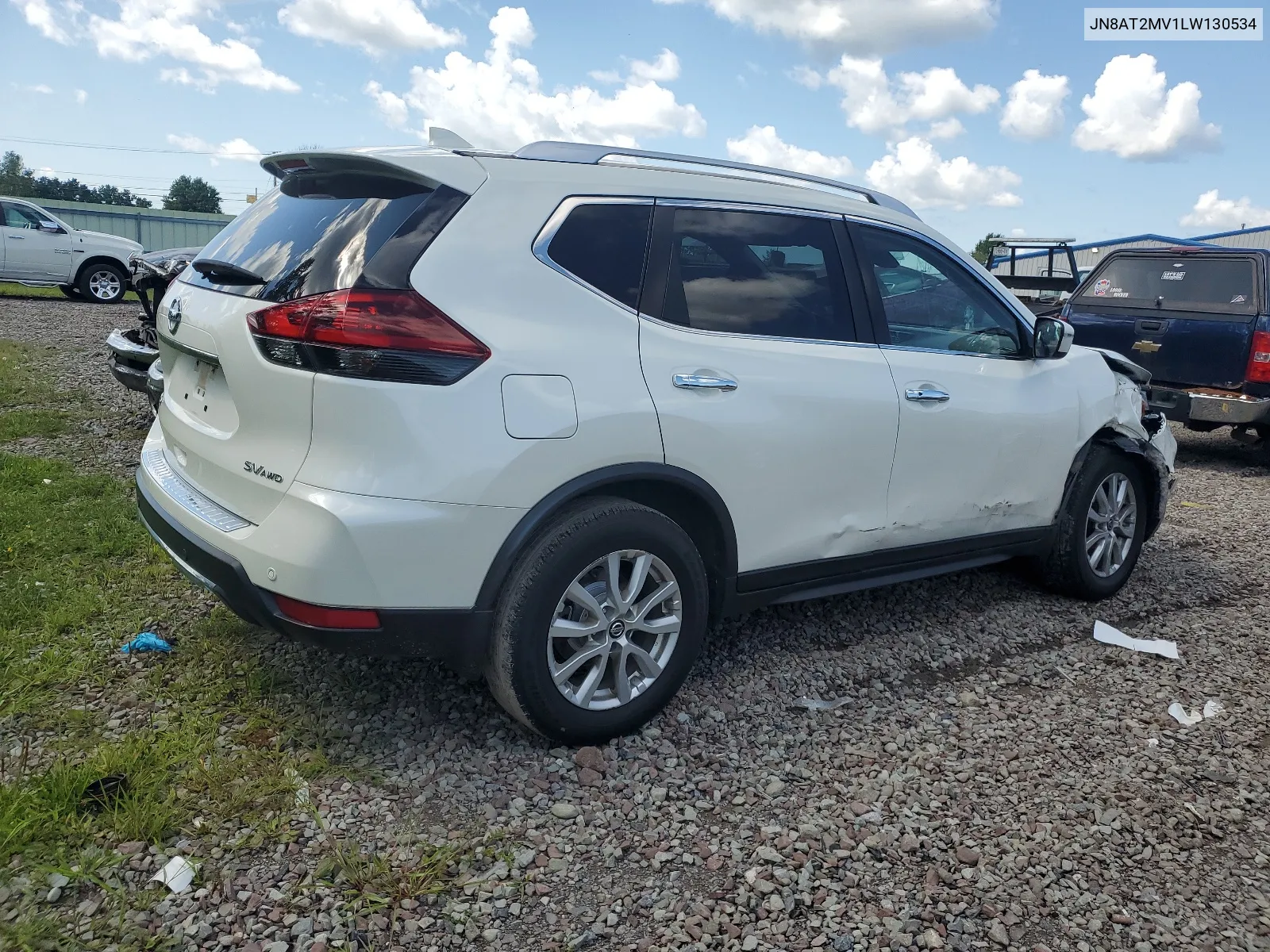 2020 Nissan Rogue S VIN: JN8AT2MV1LW130534 Lot: 68069004