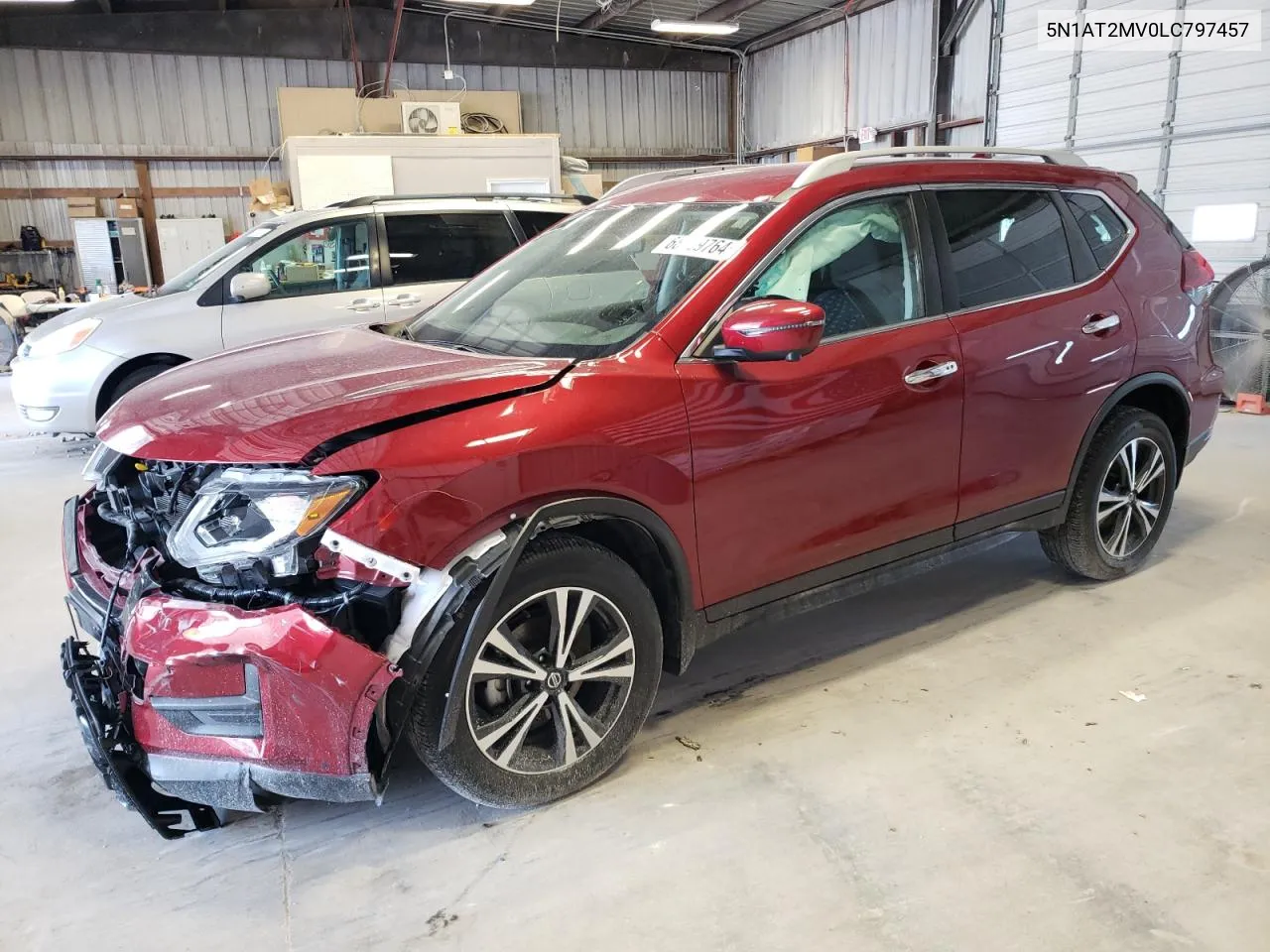 2020 Nissan Rogue S VIN: 5N1AT2MV0LC797457 Lot: 68459764