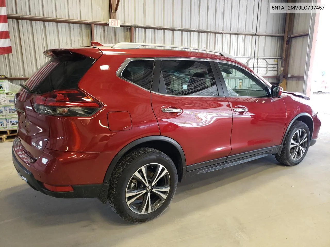 2020 Nissan Rogue S VIN: 5N1AT2MV0LC797457 Lot: 68459764