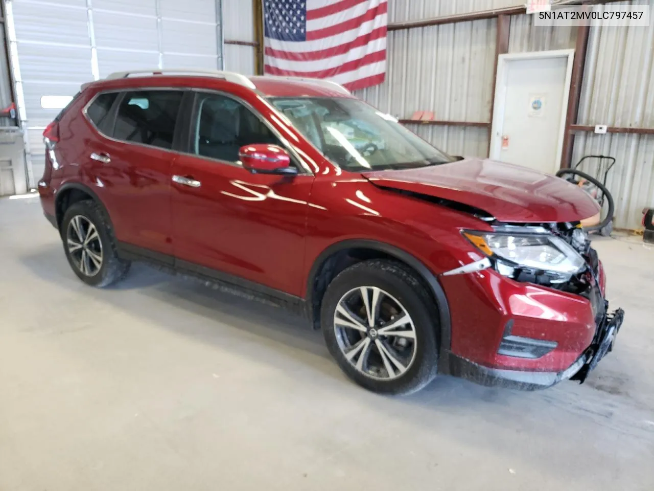 2020 Nissan Rogue S VIN: 5N1AT2MV0LC797457 Lot: 68459764