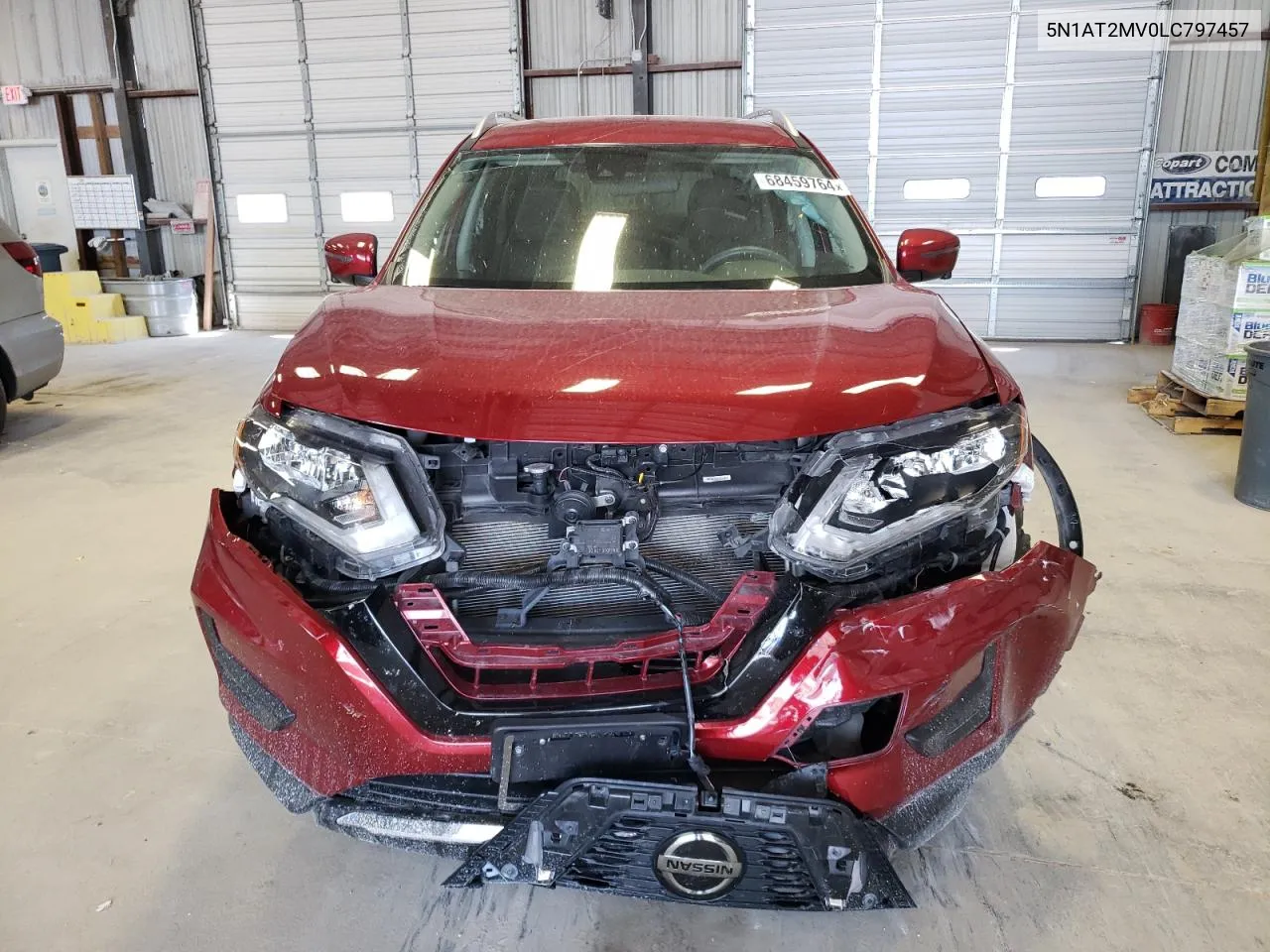 2020 Nissan Rogue S VIN: 5N1AT2MV0LC797457 Lot: 68459764