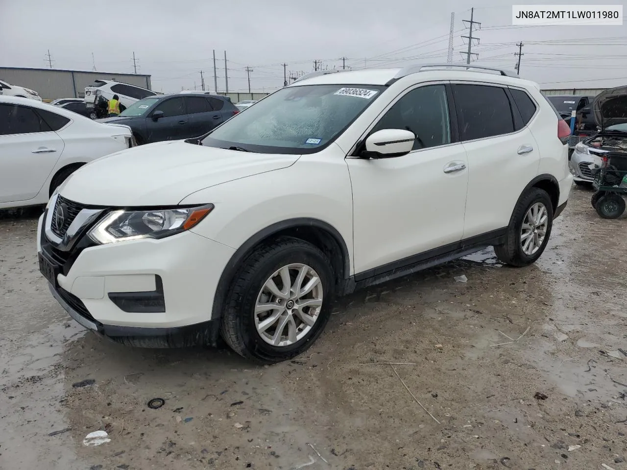 2020 Nissan Rogue S VIN: JN8AT2MT1LW011980 Lot: 69036524