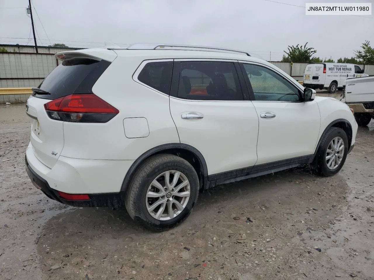 2020 Nissan Rogue S VIN: JN8AT2MT1LW011980 Lot: 69036524