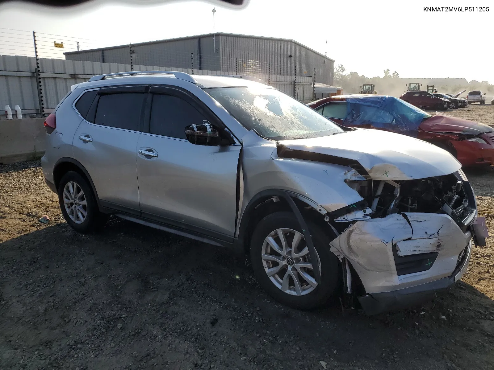 2020 Nissan Rogue S VIN: KNMAT2MV6LP511205 Lot: 69041524