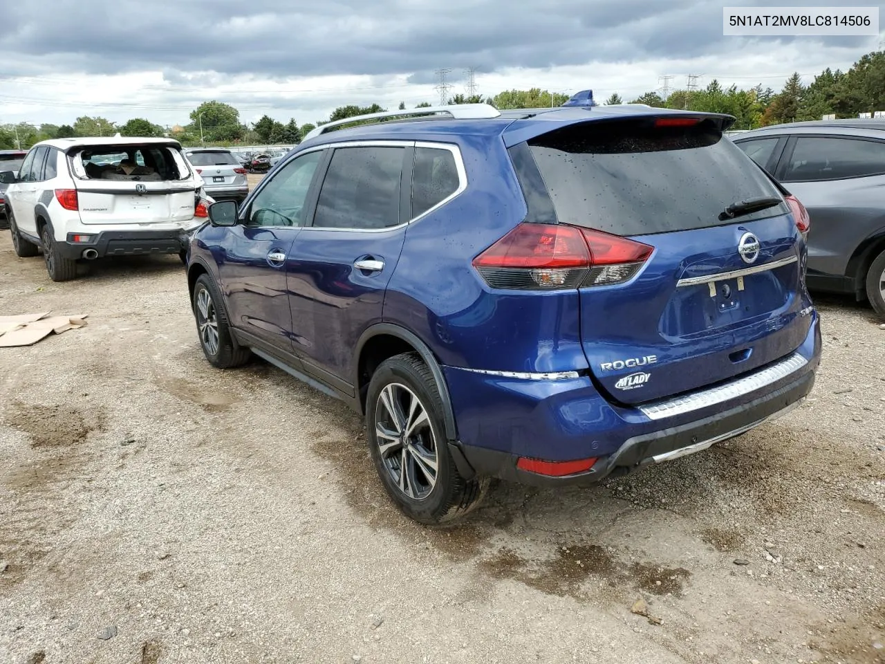 2020 Nissan Rogue S VIN: 5N1AT2MV8LC814506 Lot: 69055814