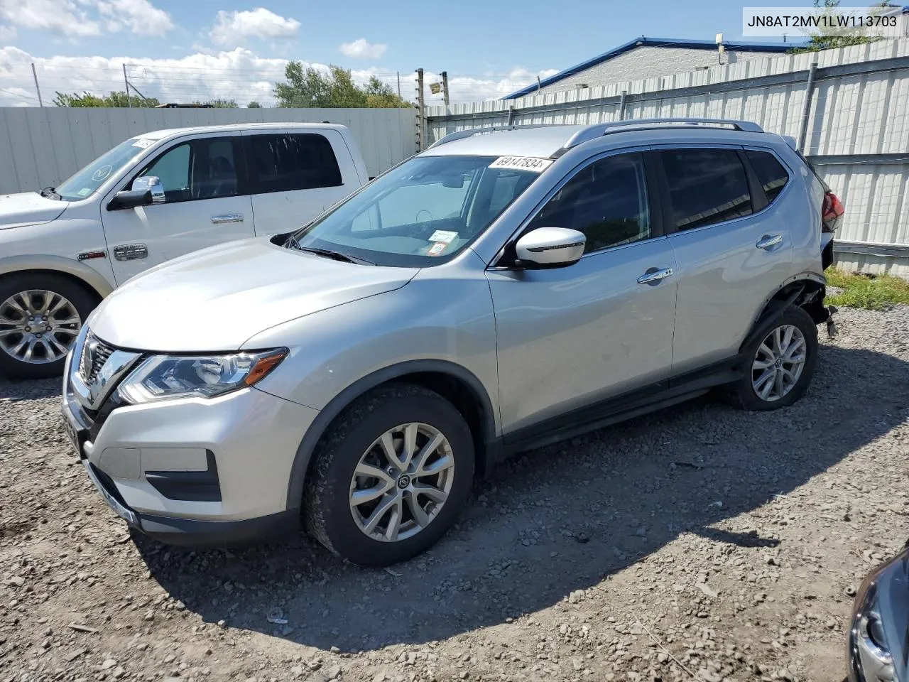 2020 Nissan Rogue S VIN: JN8AT2MV1LW113703 Lot: 69147834