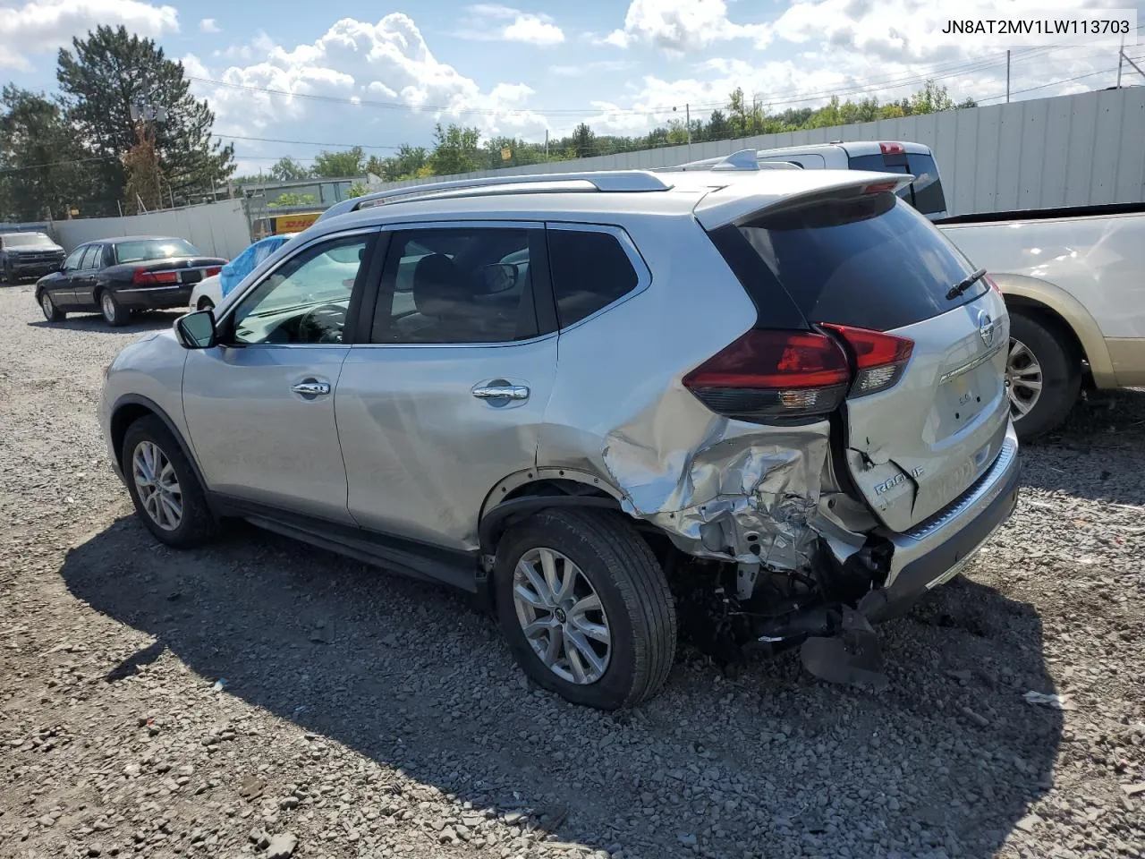 2020 Nissan Rogue S VIN: JN8AT2MV1LW113703 Lot: 69147834