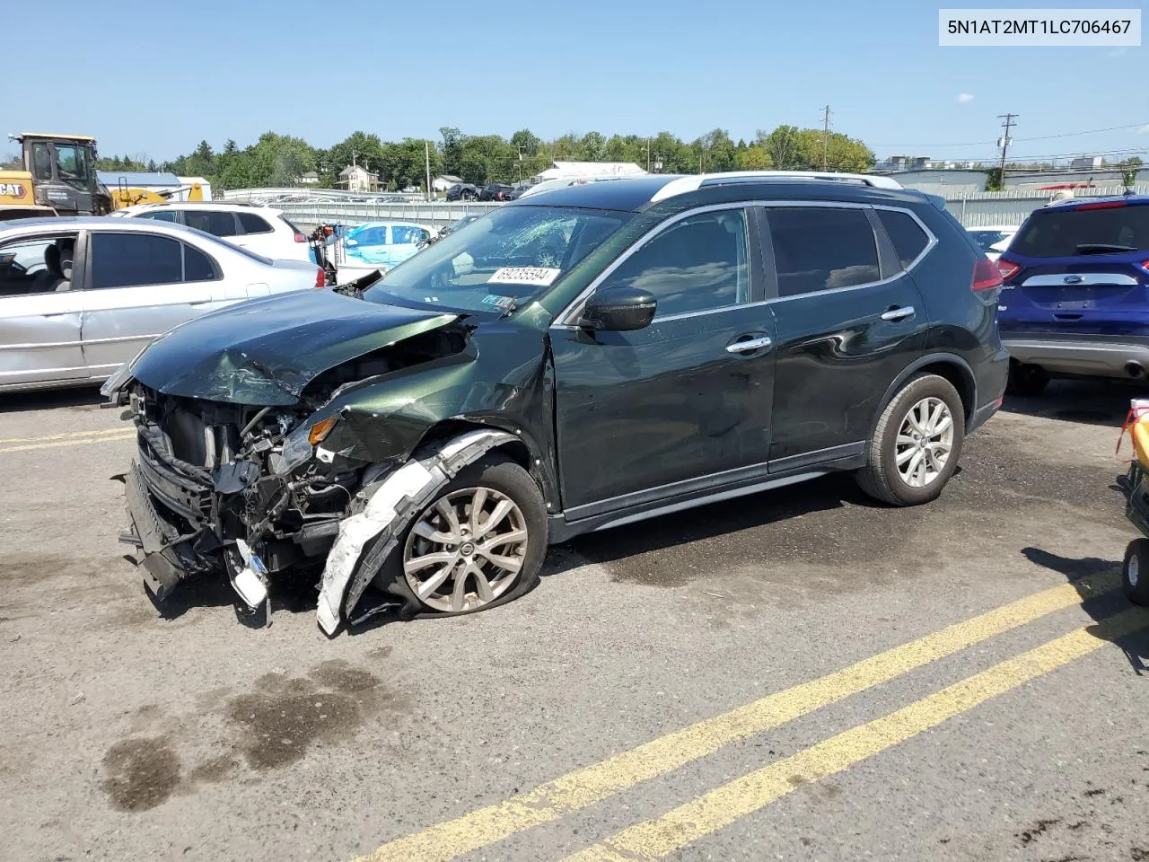 2020 Nissan Rogue S VIN: 5N1AT2MT1LC706467 Lot: 69235594