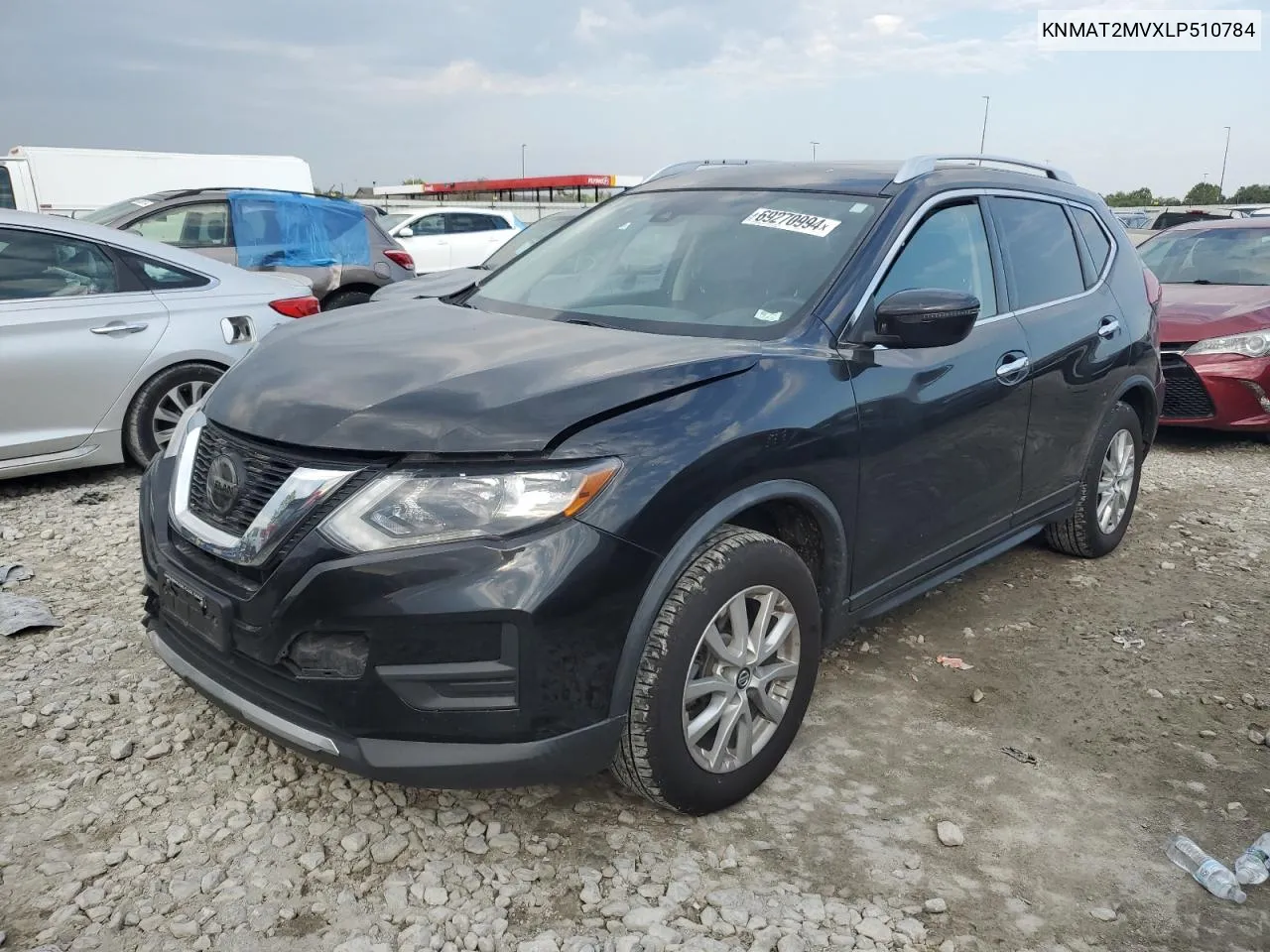 2020 Nissan Rogue S VIN: KNMAT2MVXLP510784 Lot: 69270994