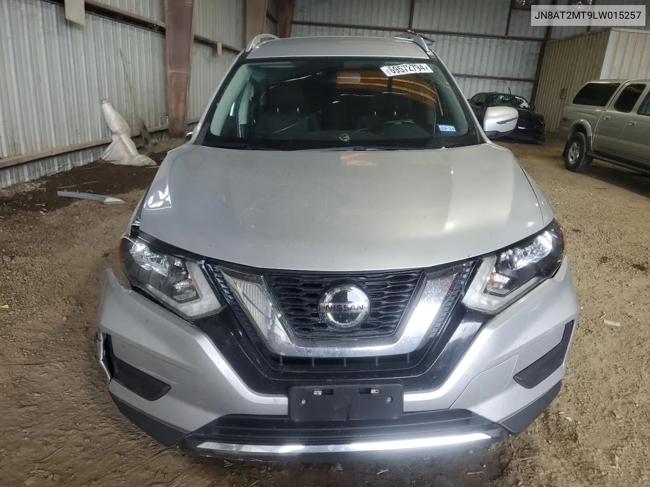 2020 Nissan Rogue S VIN: JN8AT2MT9LW015257 Lot: 69572794