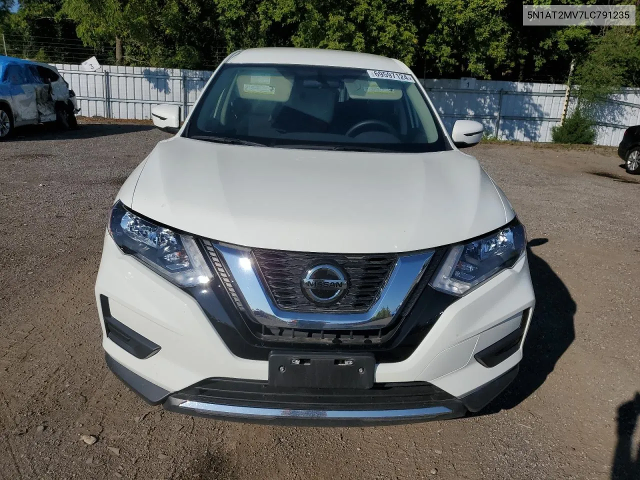 2020 Nissan Rogue S VIN: 5N1AT2MV7LC791235 Lot: 69597124