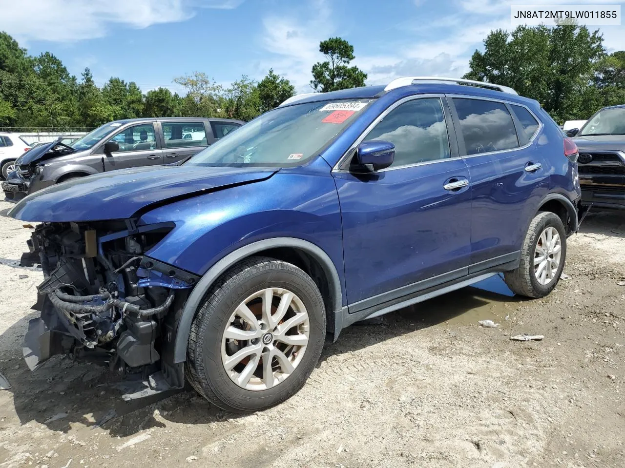 2020 Nissan Rogue S VIN: JN8AT2MT9LW011855 Lot: 69605394