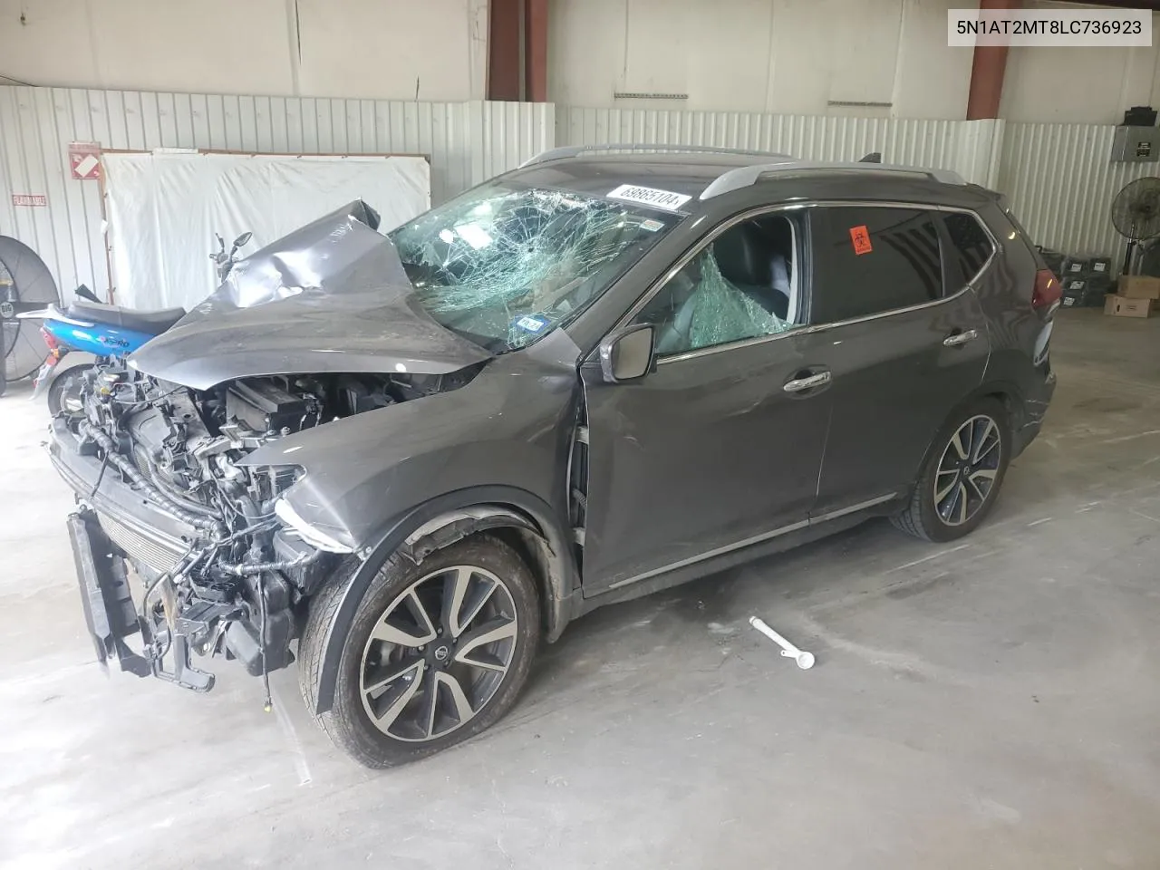 2020 Nissan Rogue S VIN: 5N1AT2MT8LC736923 Lot: 69865104