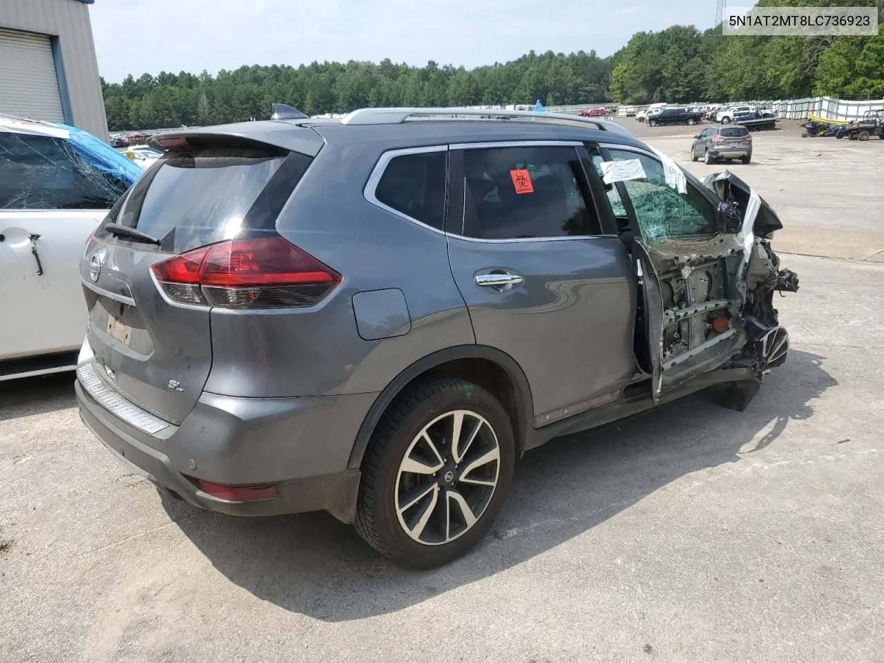 2020 Nissan Rogue S VIN: 5N1AT2MT8LC736923 Lot: 69865104