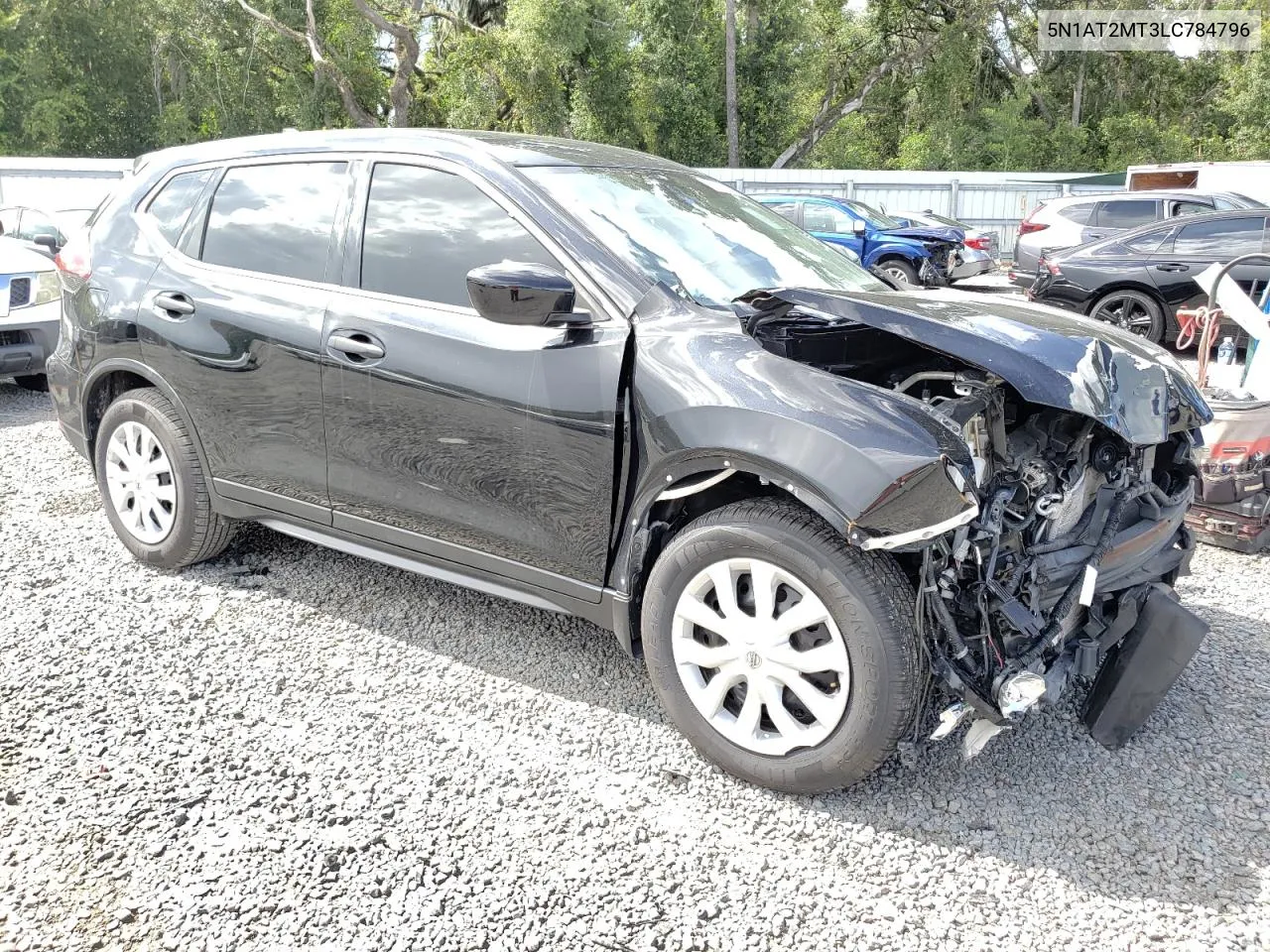 2020 Nissan Rogue S VIN: 5N1AT2MT3LC784796 Lot: 69904854