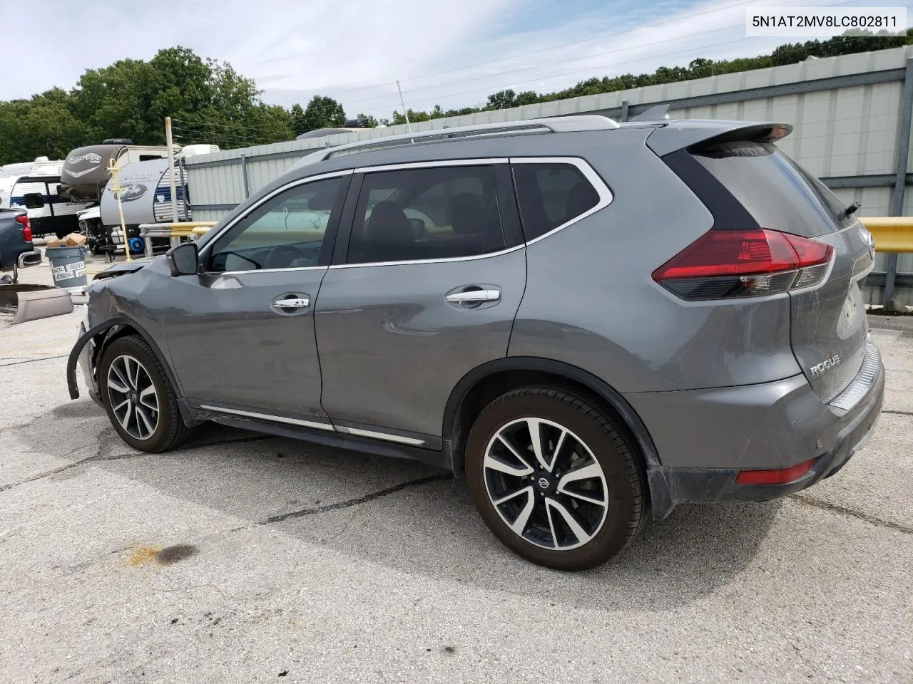 2020 Nissan Rogue S VIN: 5N1AT2MV8LC802811 Lot: 69928764